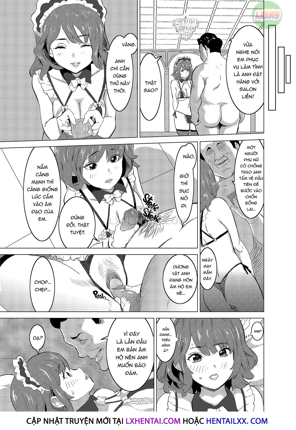 HentaiVN.net - Ảnh 25 - Tôi bắt vợ tôi làm việc tại nhà thổ - Chap 1