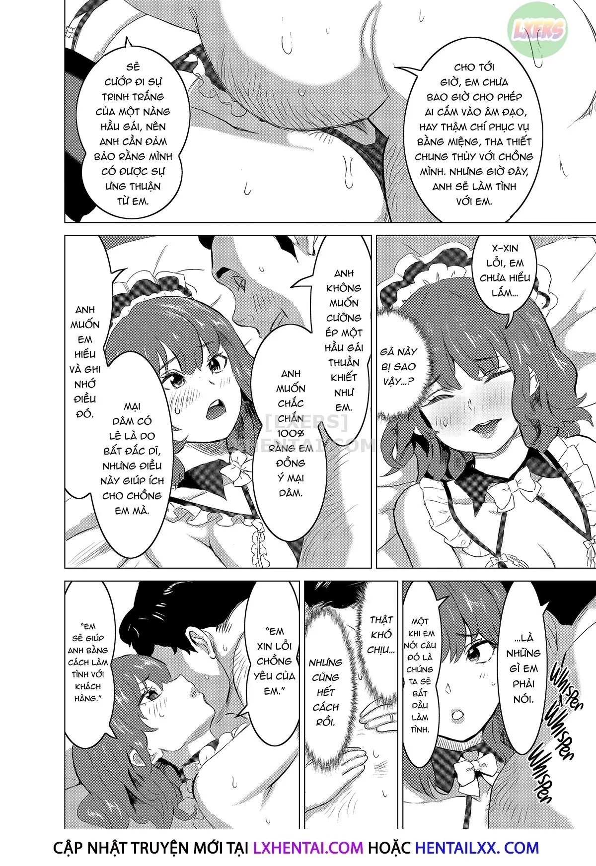HentaiVN.net - Ảnh 26 - Tôi bắt vợ tôi làm việc tại nhà thổ - Chap 1