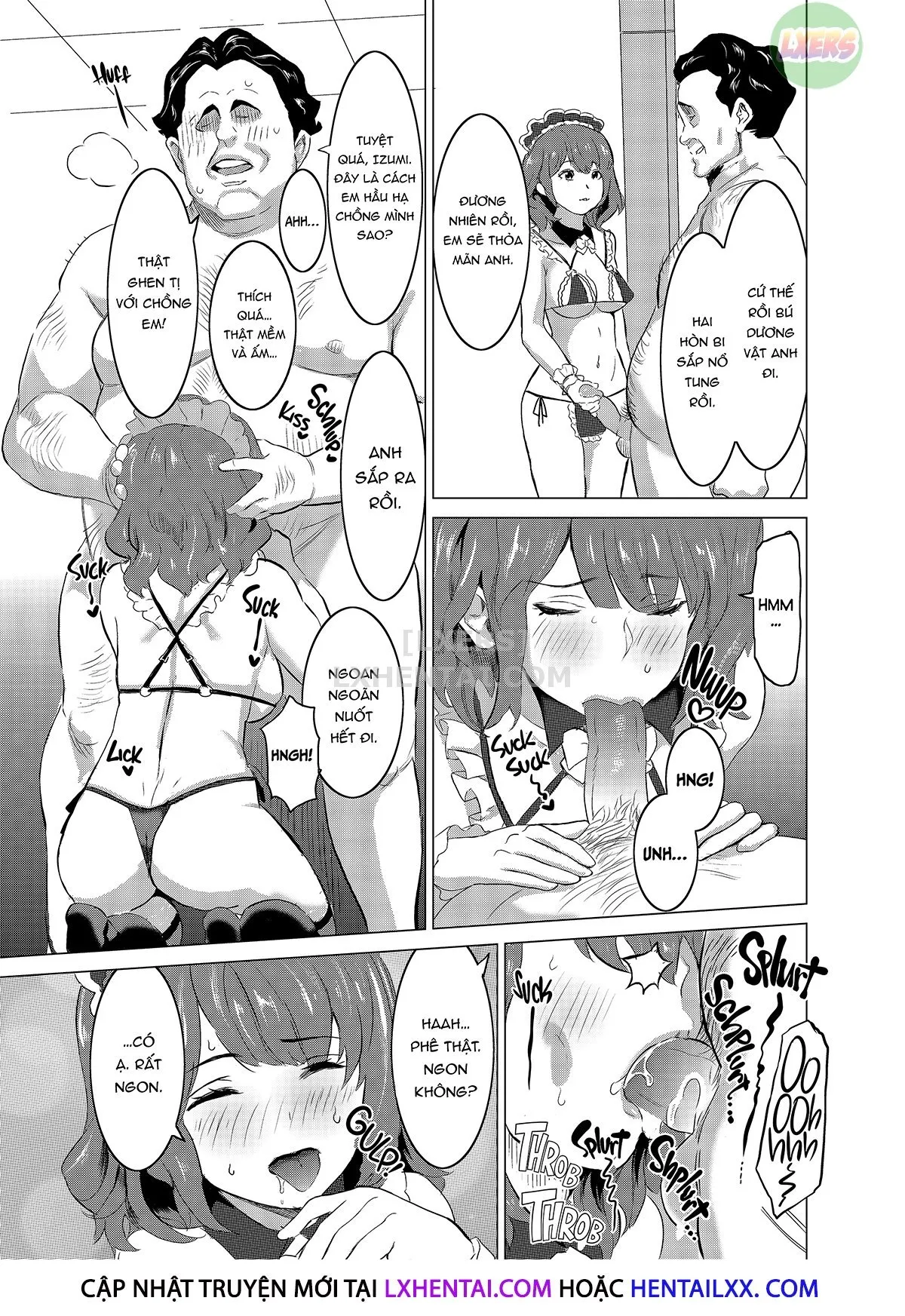HentaiVN.net - Ảnh 33 - Tôi bắt vợ tôi làm việc tại nhà thổ - Chap 1