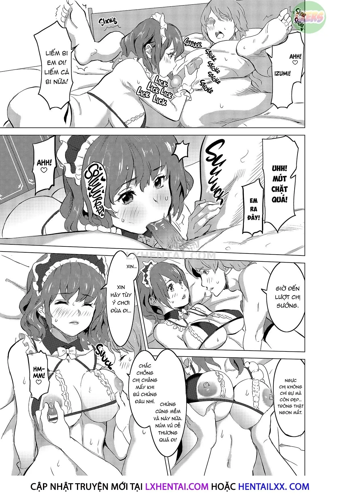 HentaiVN.net - Ảnh 35 - Tôi bắt vợ tôi làm việc tại nhà thổ - Chap 1