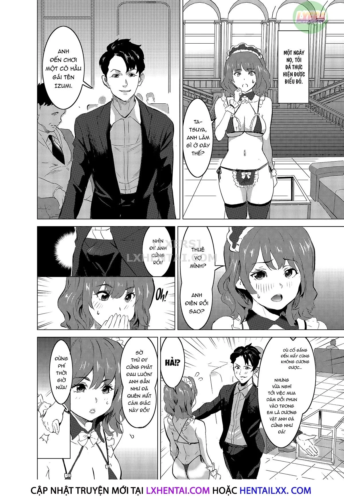 HentaiVN.net - Ảnh 44 - Tôi bắt vợ tôi làm việc tại nhà thổ - Chap 1