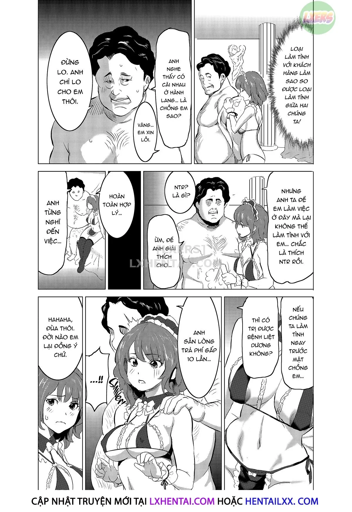 HentaiVN.net - Ảnh 47 - Tôi bắt vợ tôi làm việc tại nhà thổ - Chap 1
