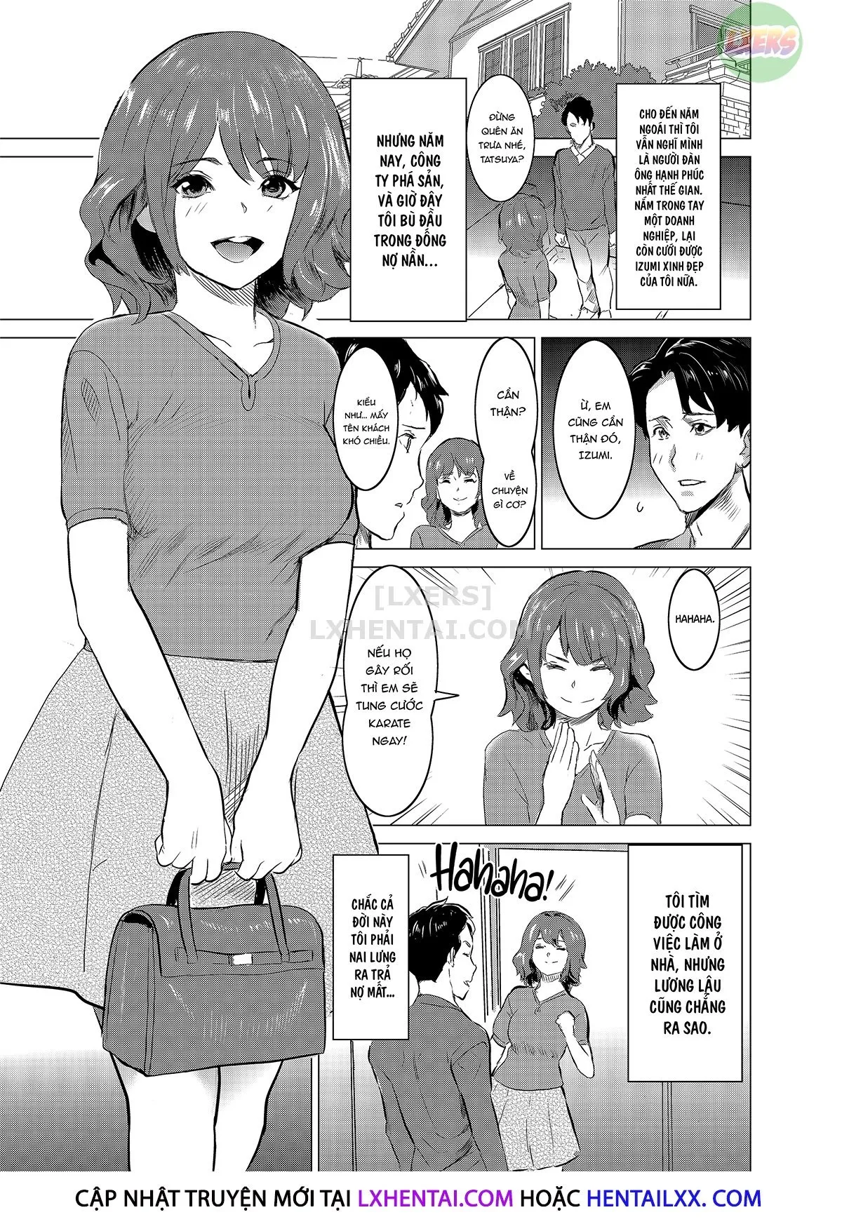 HentaiVN.net - Ảnh 7 - Tôi bắt vợ tôi làm việc tại nhà thổ - Chap 1