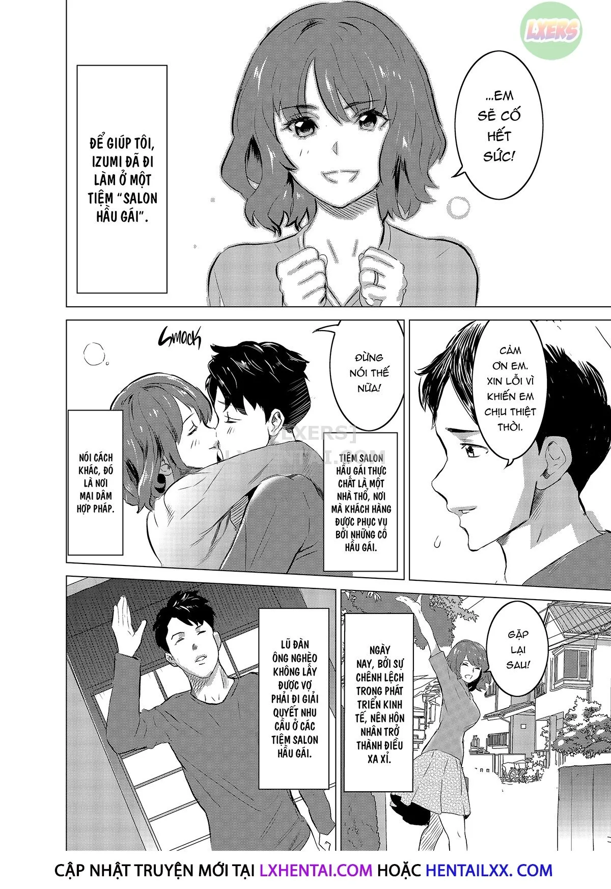 HentaiVN.net - Ảnh 8 - Tôi bắt vợ tôi làm việc tại nhà thổ - Chap 1