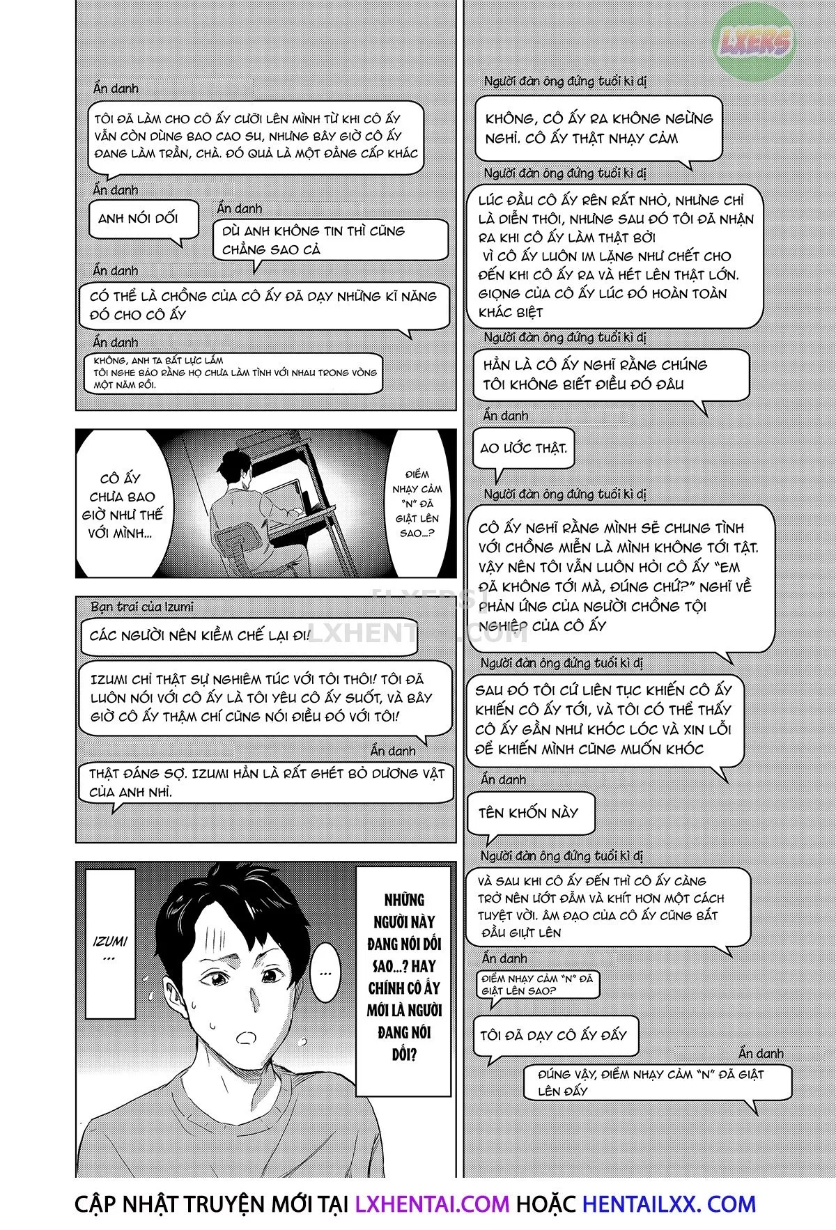 HentaiVN.net - Ảnh 12 - Tôi bắt vợ tôi làm việc tại nhà thổ - Chap 2