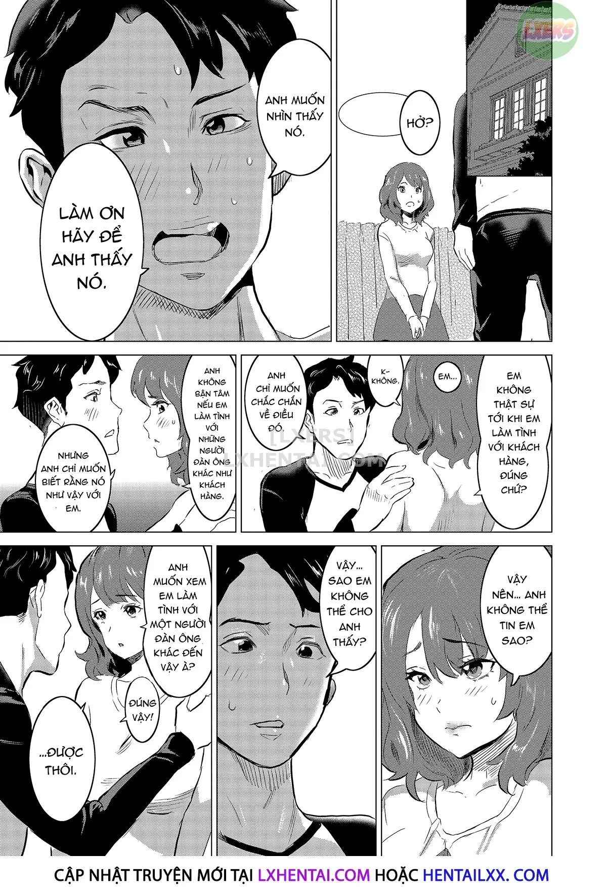 HentaiVN.net - Ảnh 15 - Tôi bắt vợ tôi làm việc tại nhà thổ - Chap 2