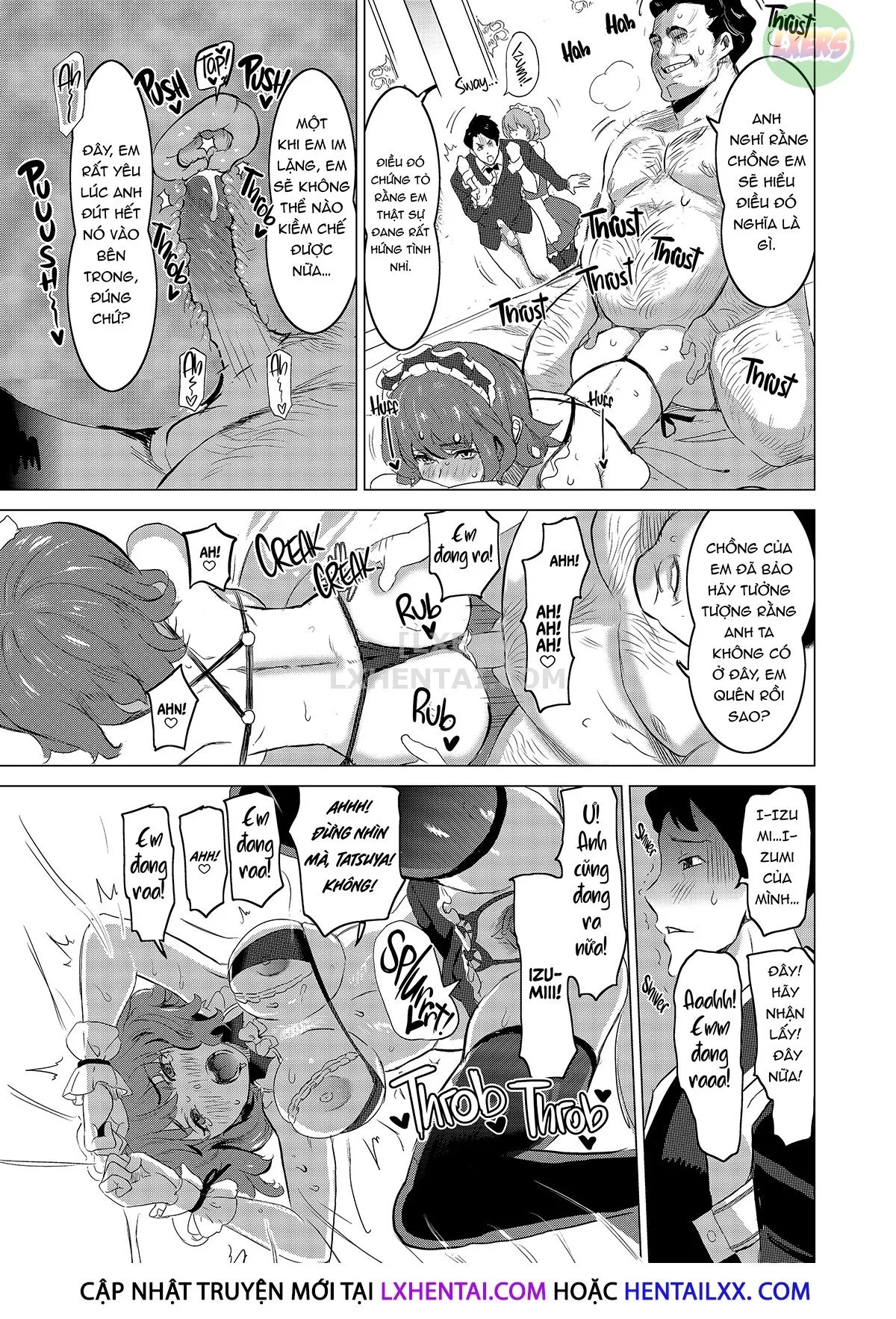 HentaiVN.net - Ảnh 23 - Tôi bắt vợ tôi làm việc tại nhà thổ - Chap 2