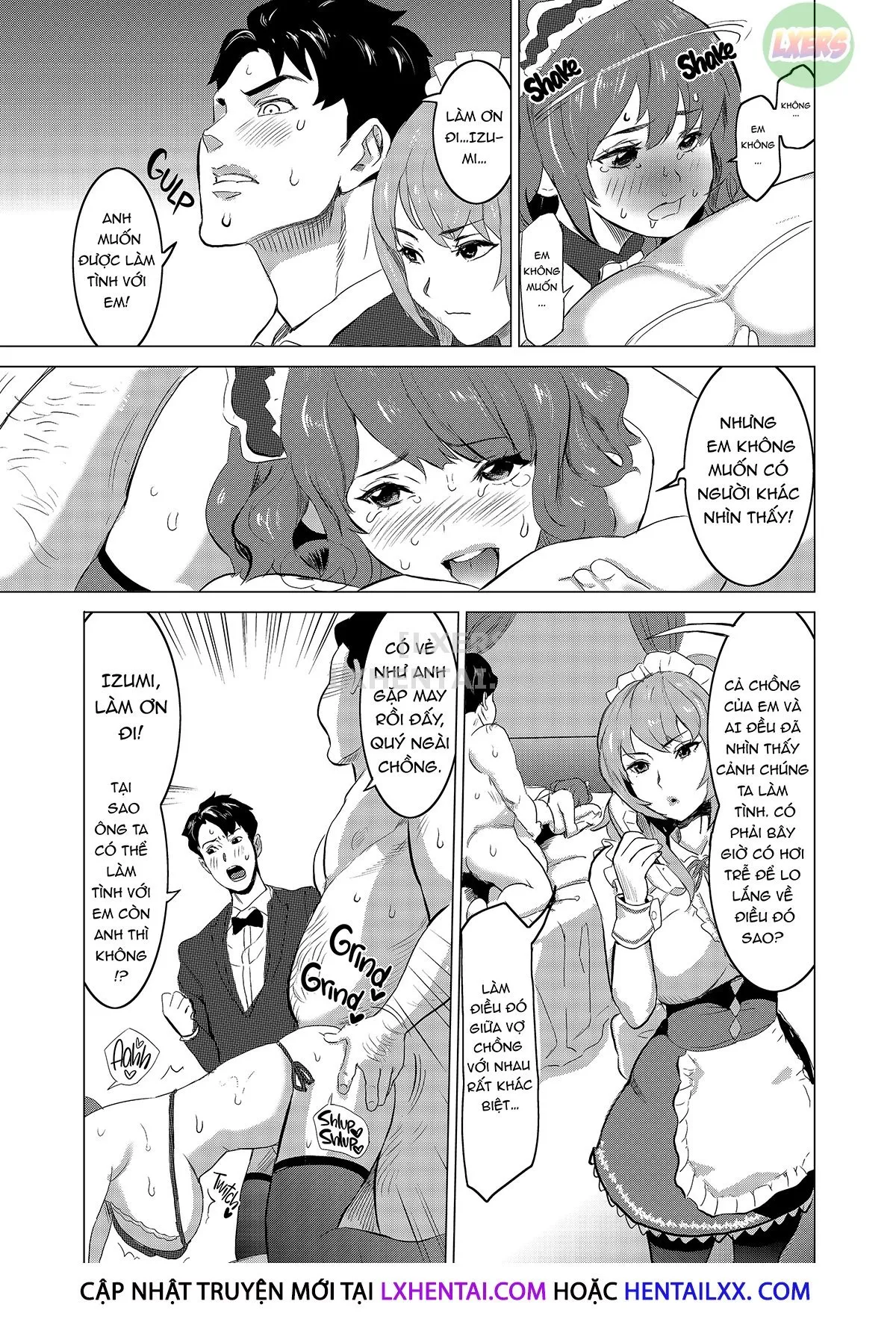 HentaiVN.net - Ảnh 25 - Tôi bắt vợ tôi làm việc tại nhà thổ - Chap 2