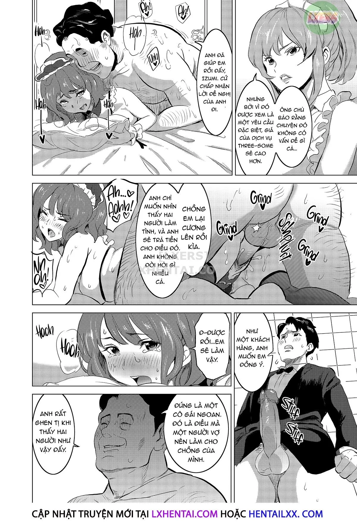 HentaiVN.net - Ảnh 26 - Tôi bắt vợ tôi làm việc tại nhà thổ - Chap 2