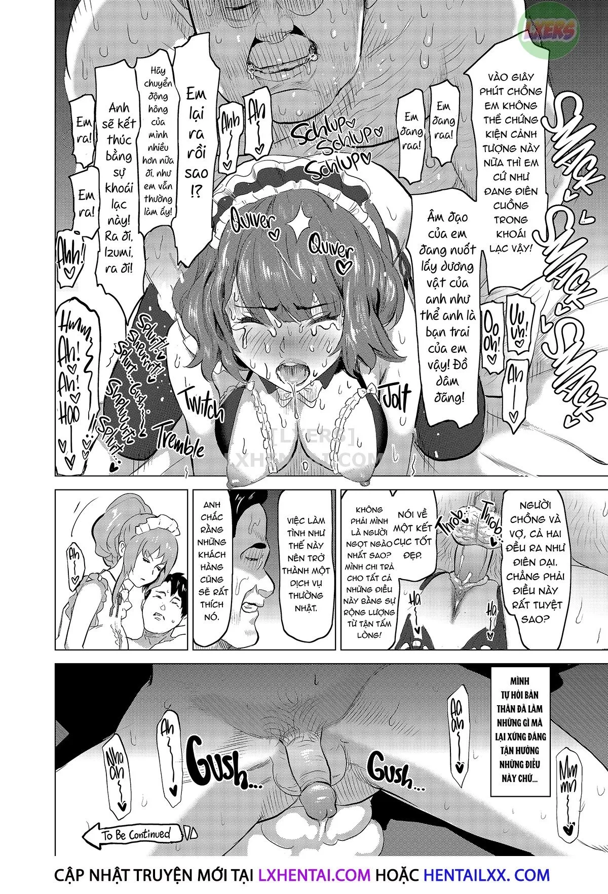 HentaiVN.net - Ảnh 32 - Tôi bắt vợ tôi làm việc tại nhà thổ - Chap 2