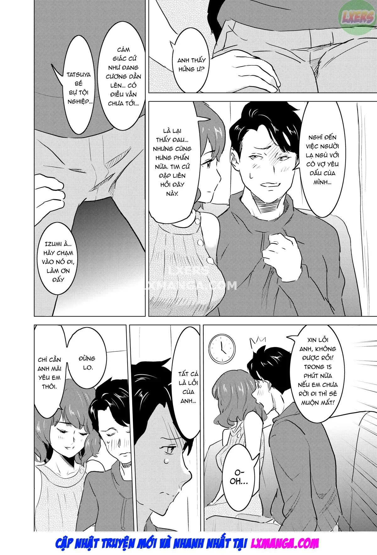 HentaiVN.net - Ảnh 12 - Tôi bắt vợ tôi làm việc tại nhà thổ - Chap 3