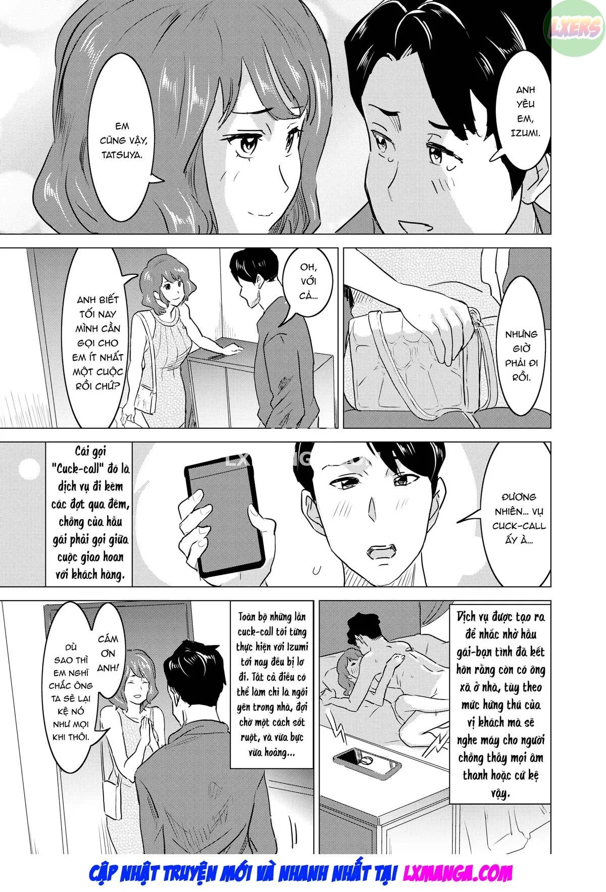 HentaiVN.net - Ảnh 13 - Tôi bắt vợ tôi làm việc tại nhà thổ - Chap 3