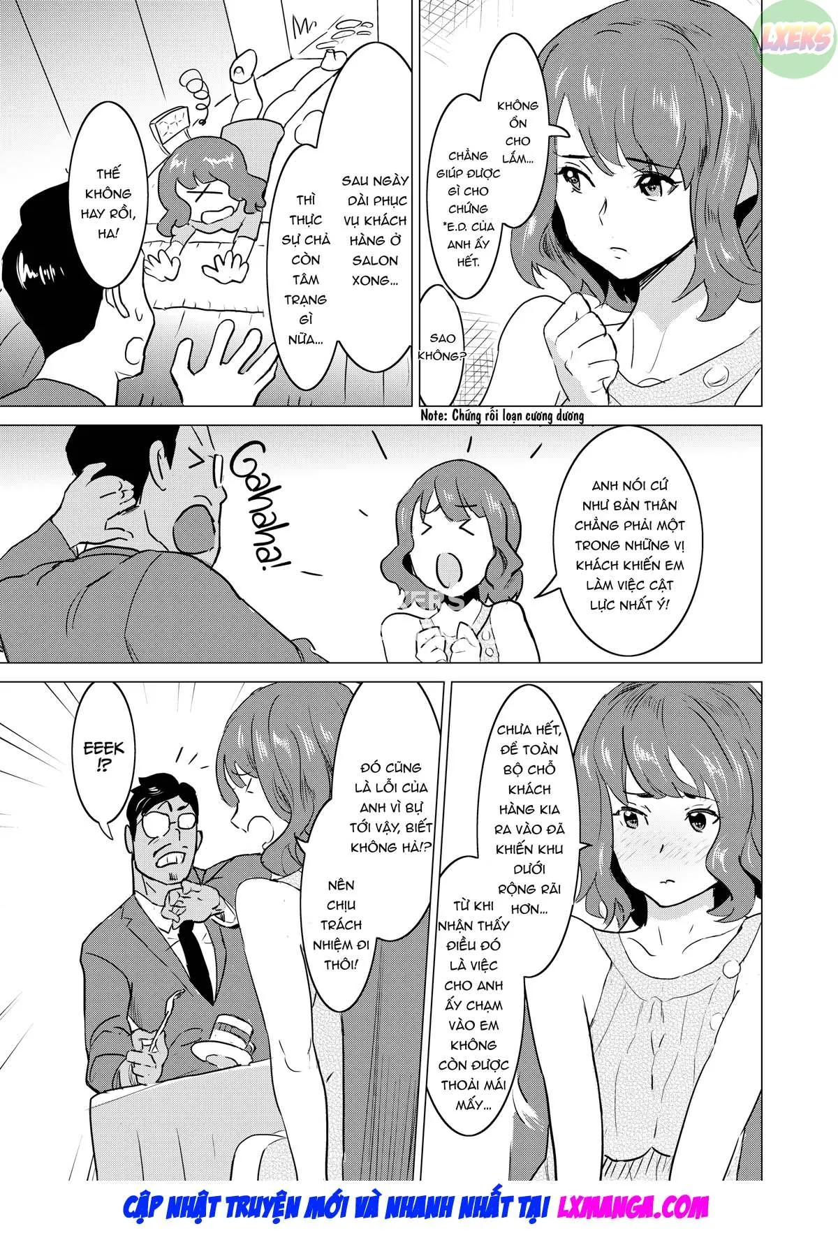 HentaiVN.net - Ảnh 15 - Tôi bắt vợ tôi làm việc tại nhà thổ - Chap 3