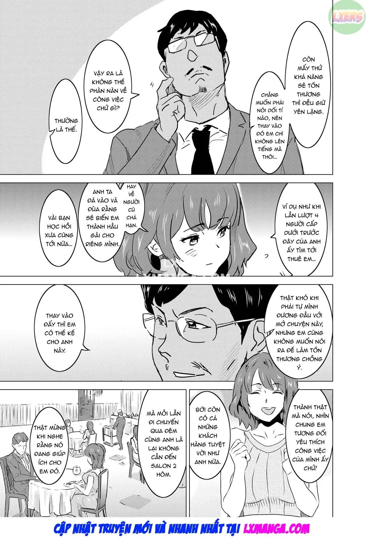 HentaiVN.net - Ảnh 17 - Tôi bắt vợ tôi làm việc tại nhà thổ - Chap 3