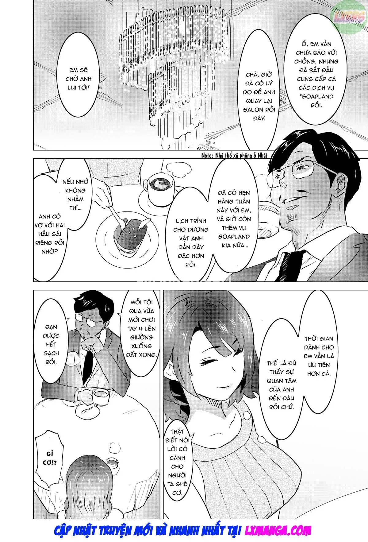 HentaiVN.net - Ảnh 18 - Tôi bắt vợ tôi làm việc tại nhà thổ - Chap 3