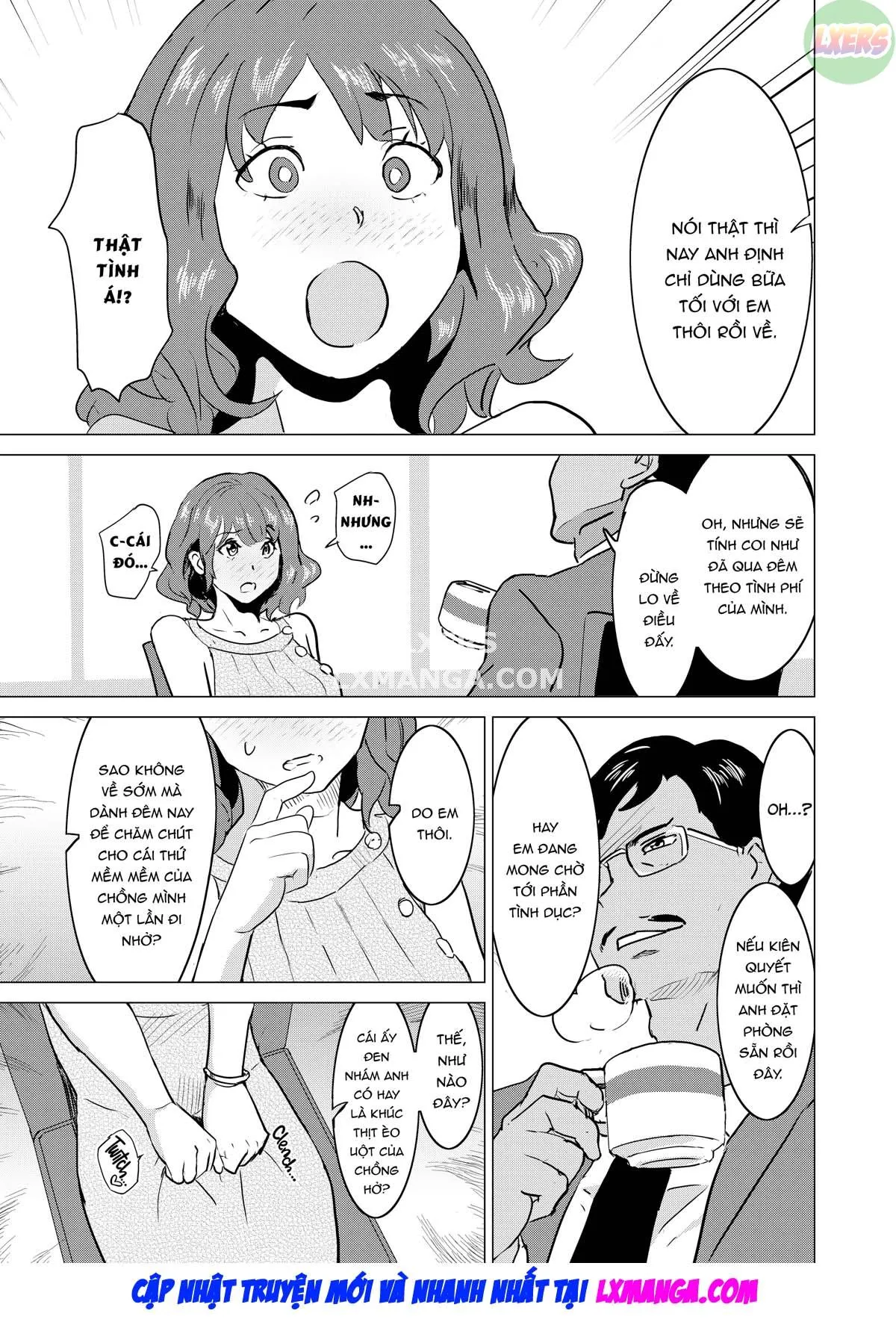 HentaiVN.net - Ảnh 19 - Tôi bắt vợ tôi làm việc tại nhà thổ - Chap 3