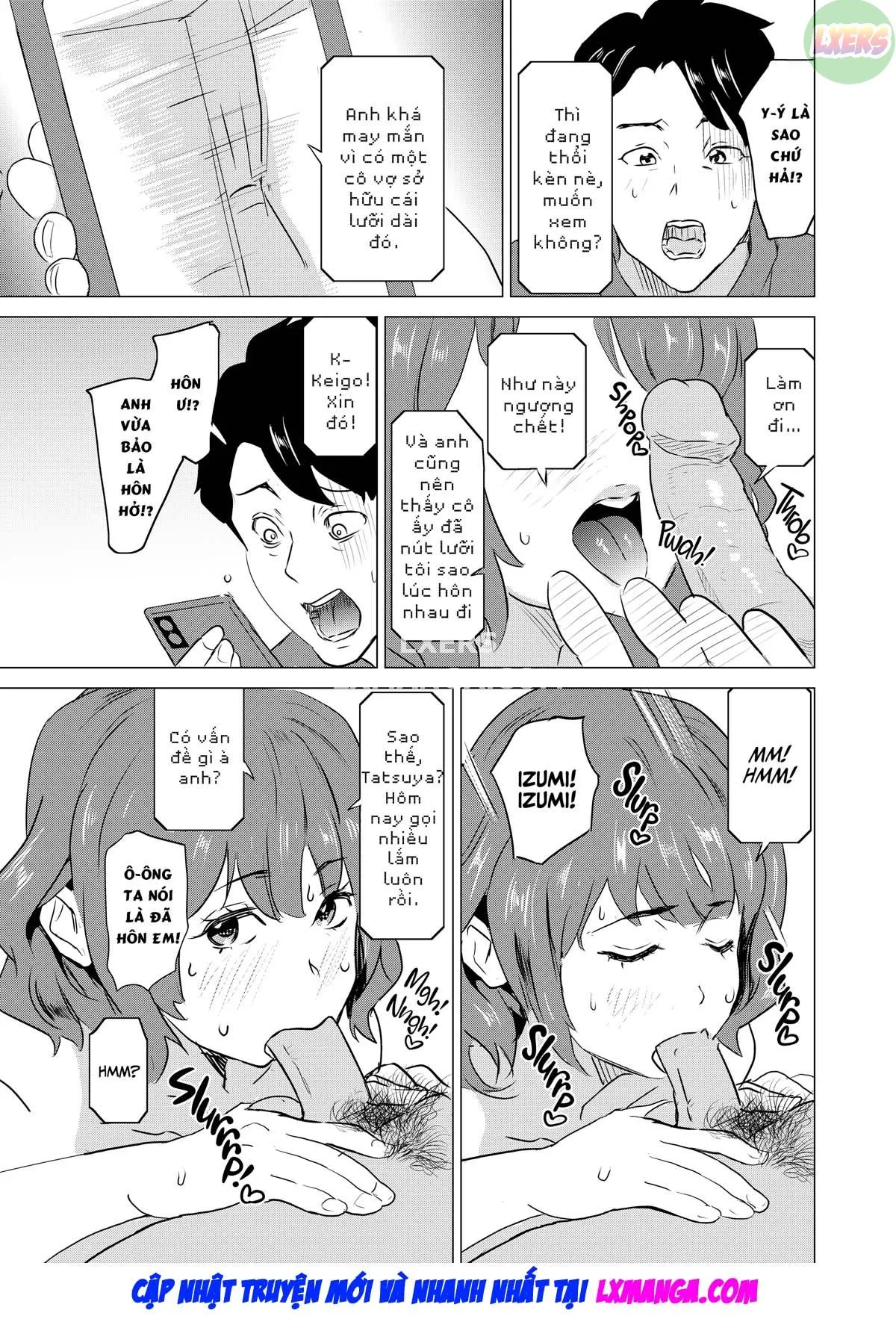HentaiVN.net - Ảnh 27 - Tôi bắt vợ tôi làm việc tại nhà thổ - Chap 3