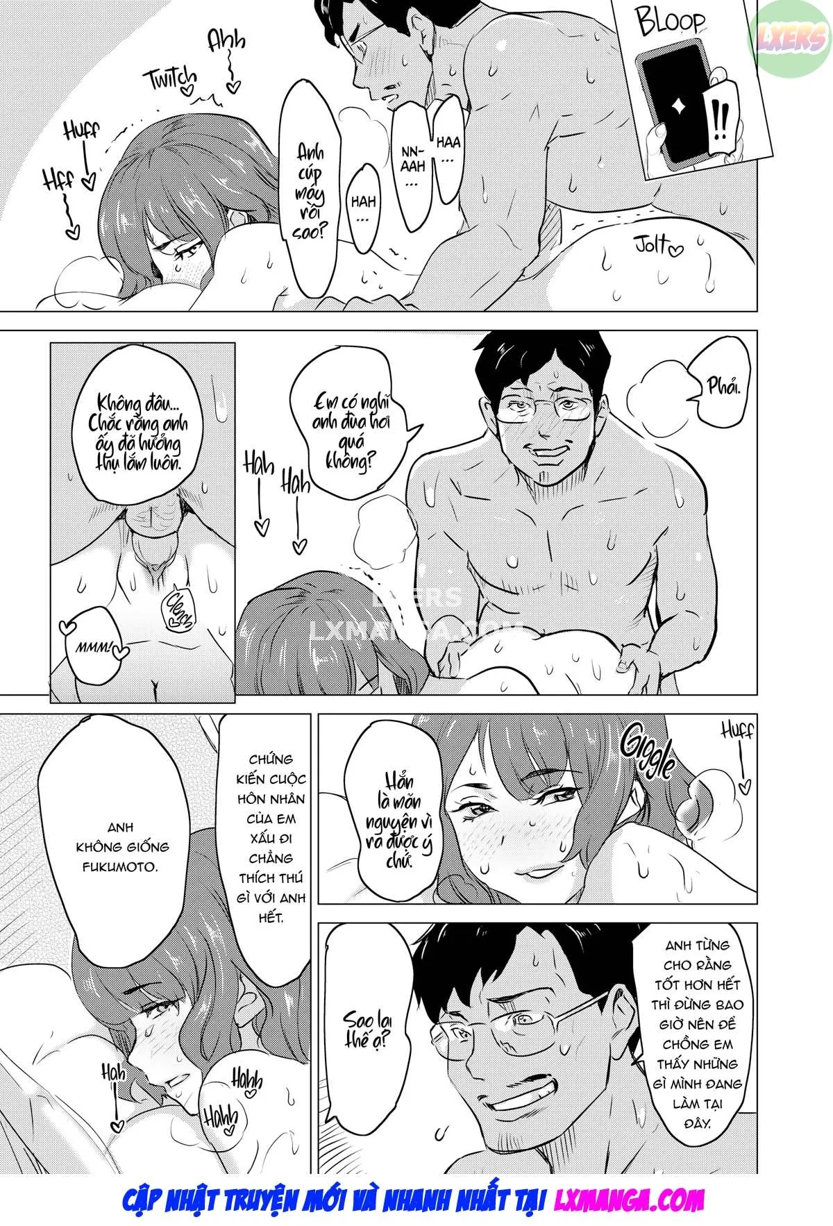 HentaiVN.net - Ảnh 37 - Tôi bắt vợ tôi làm việc tại nhà thổ - Chap 3
