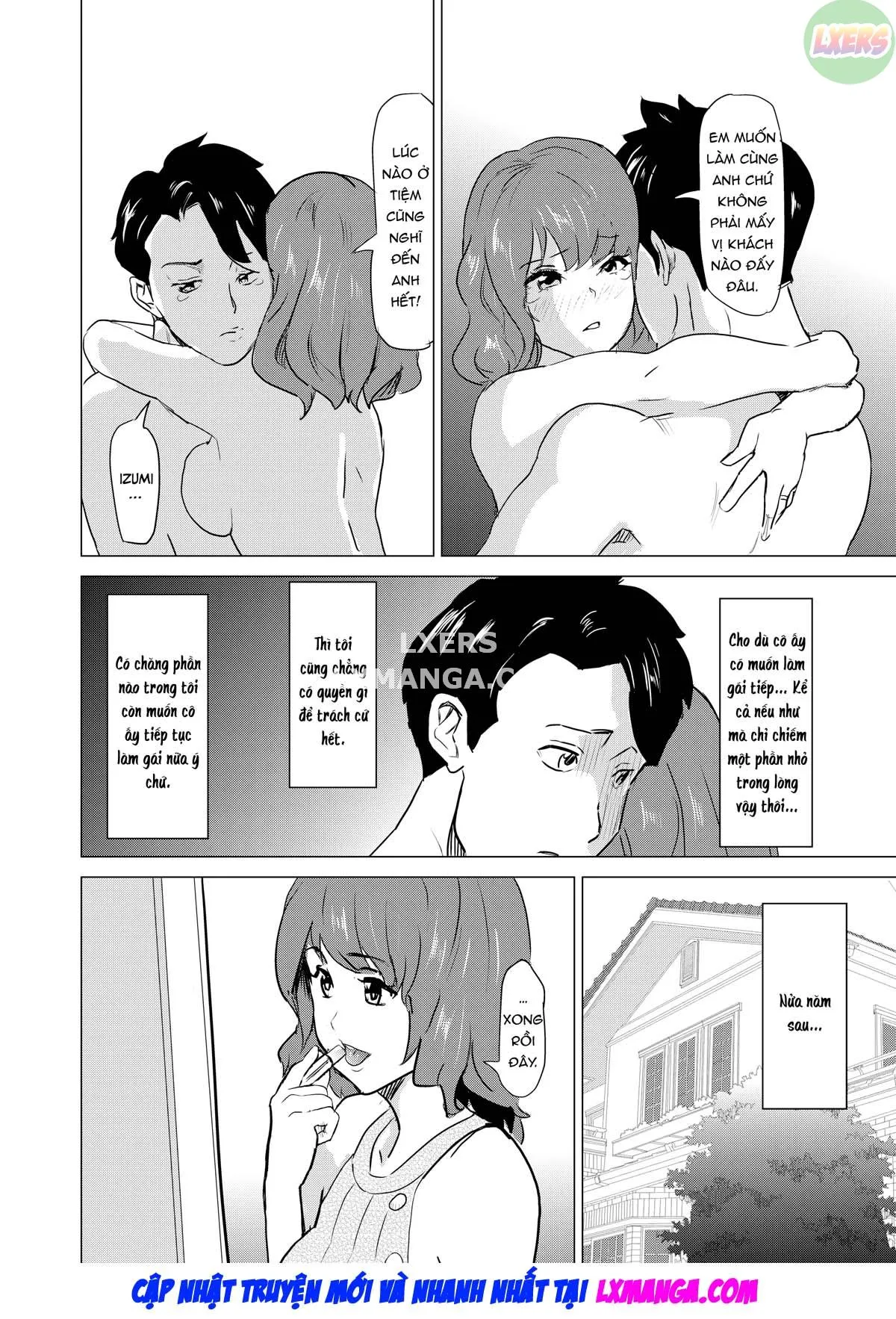 HentaiVN.net - Ảnh 8 - Tôi bắt vợ tôi làm việc tại nhà thổ - Chap 3