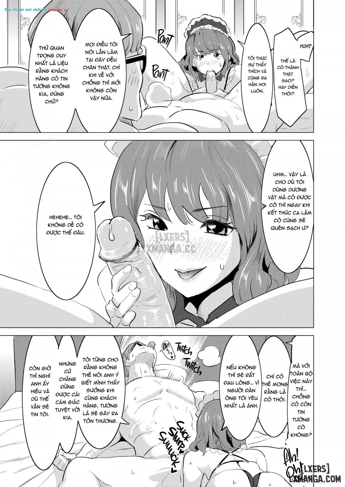 HentaiVN.net - Ảnh 19 - Tôi bắt vợ tôi làm việc tại nhà thổ - Chap 4