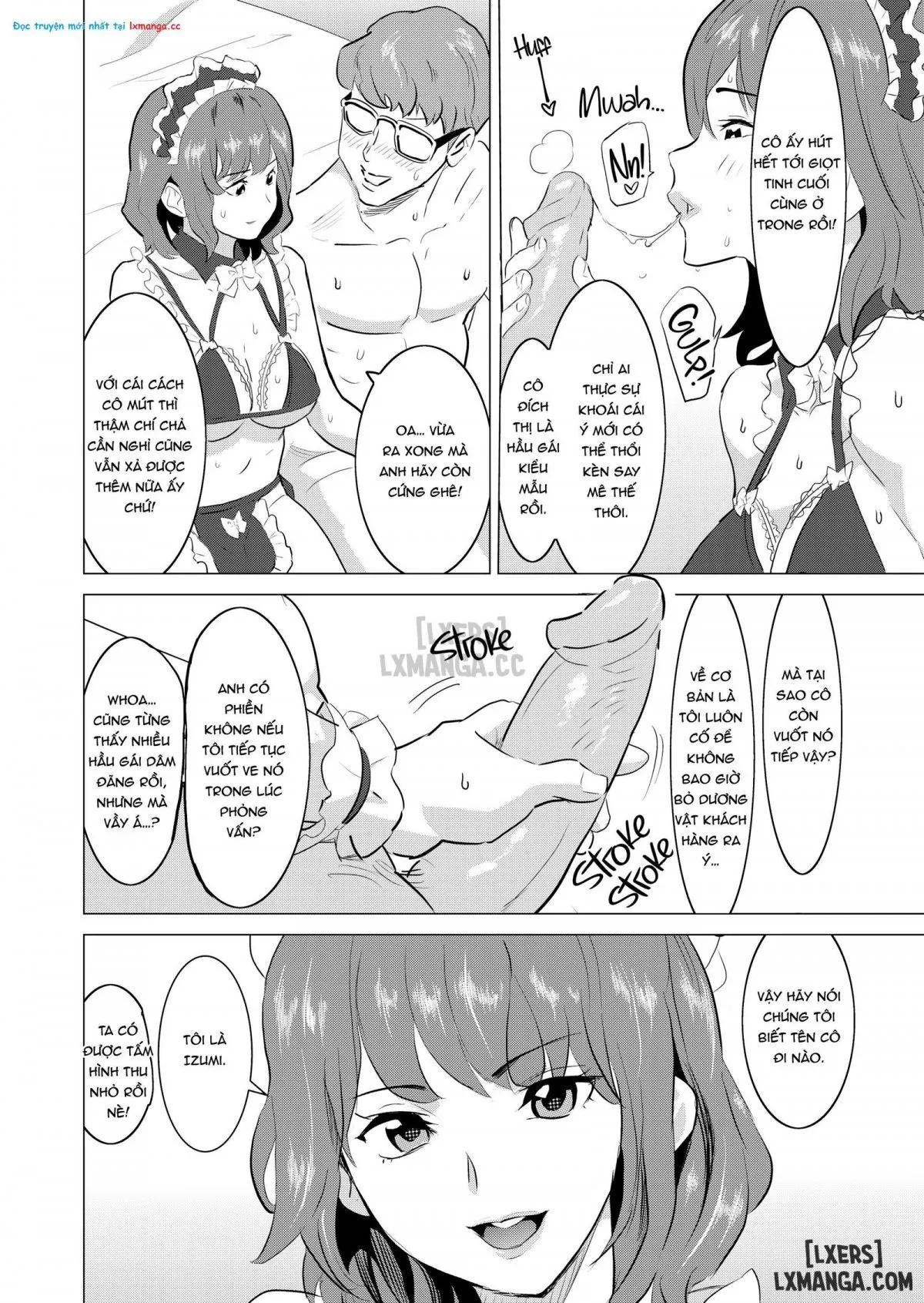 HentaiVN.net - Ảnh 8 - Tôi bắt vợ tôi làm việc tại nhà thổ - Chap 4