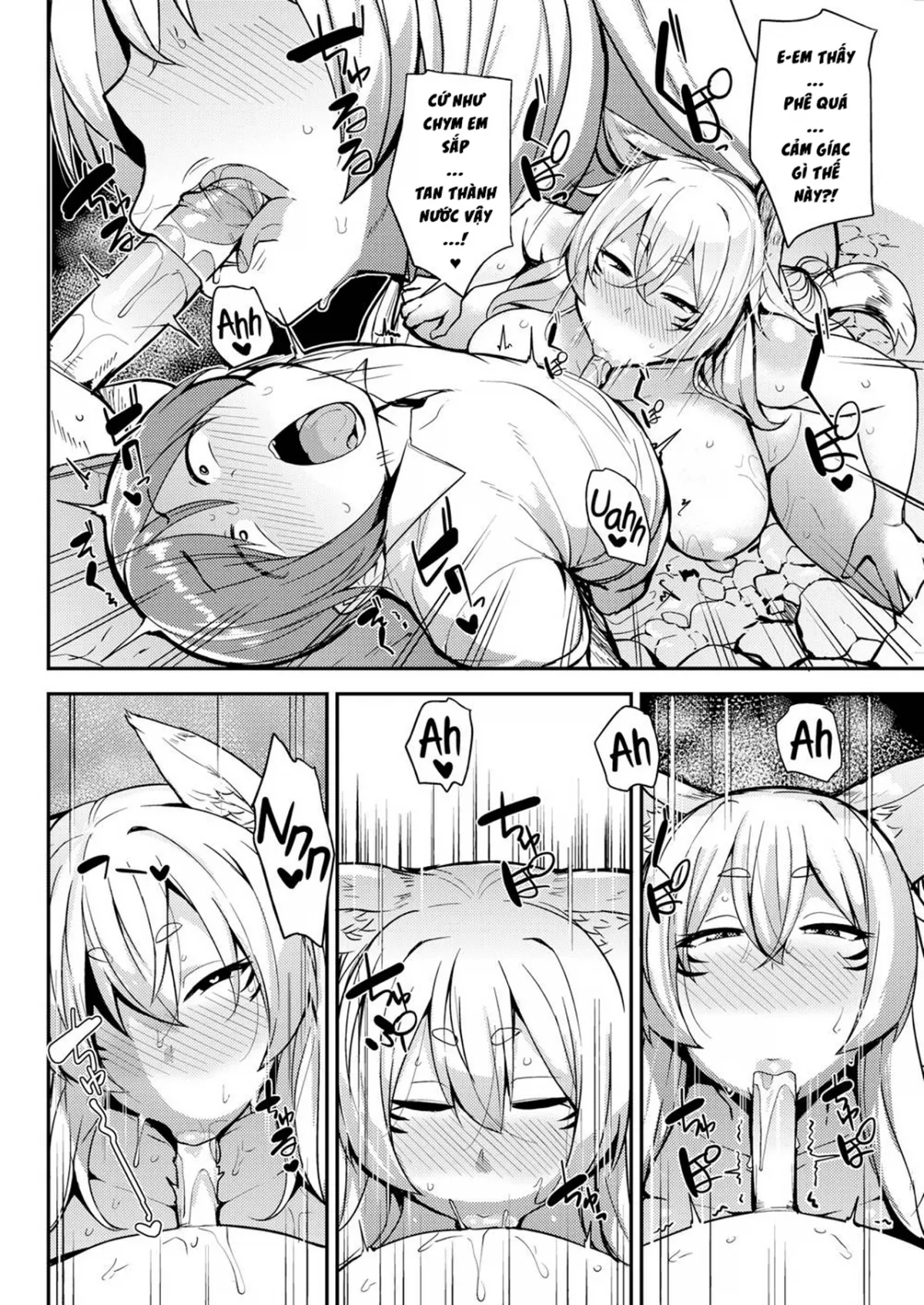 HentaiVN.net - Ảnh 11 - Ý Trời Dẫn Mi Đến Miếu Đền Của Ta! [A Godly Summer Vacation] - Chap 1