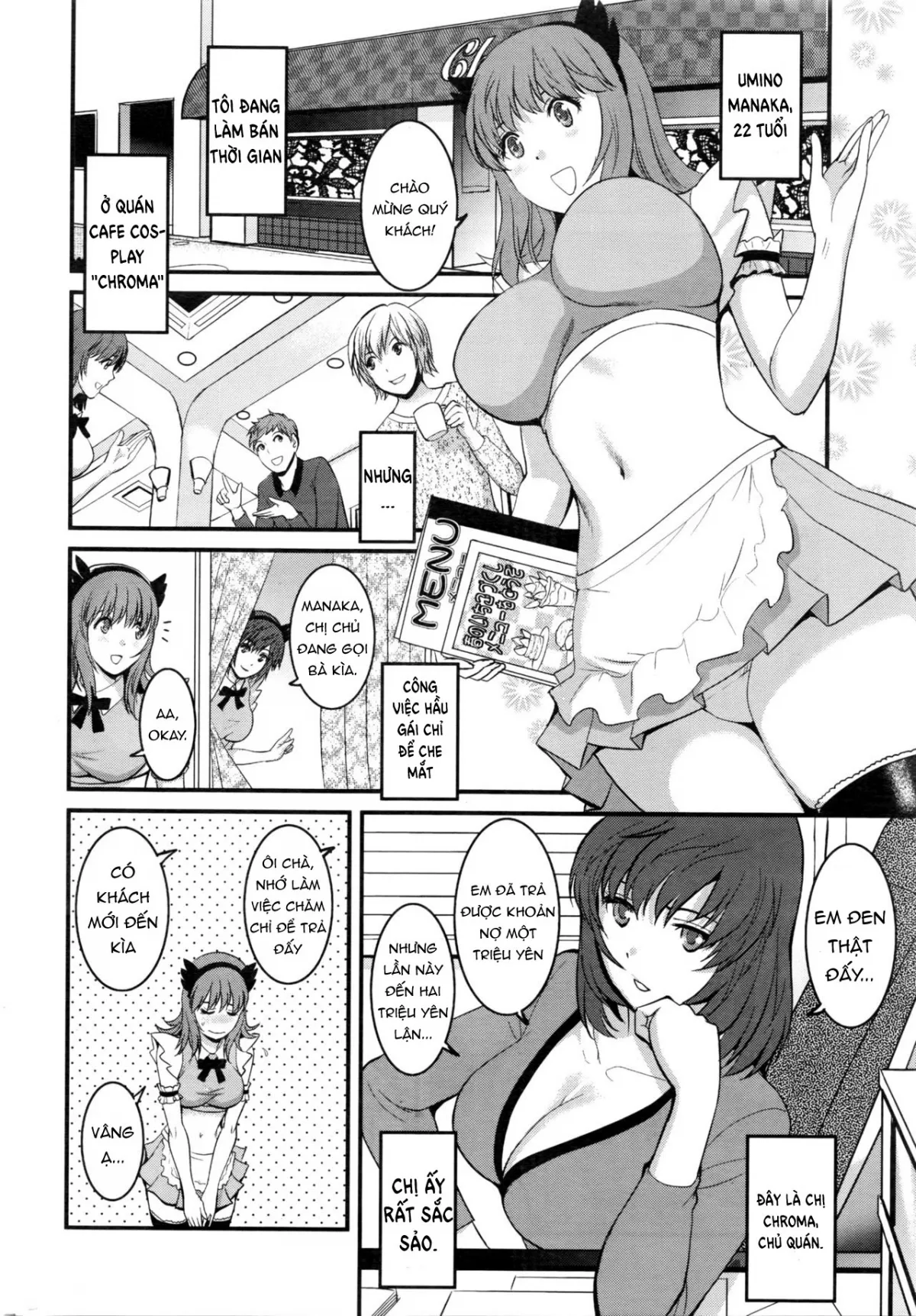 HentaiVN.net - Ảnh 9 - Pato Taimu Manaka-san 2nd [パートタイムマナカさん 2nd, Part Time Manaka-san 2nd] - Chap 1