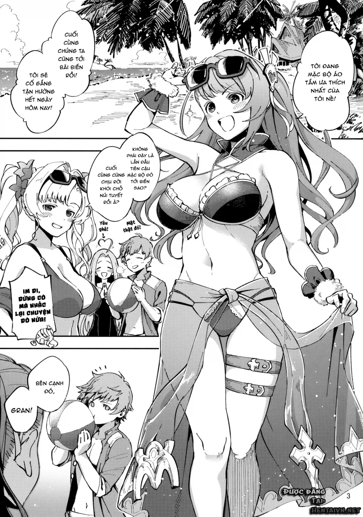 HentaiVN.net - Ảnh 4 - When Bea Puts On Her Swimsuit [Bea ga Mizugi ni Kigaetara] - Chap 1