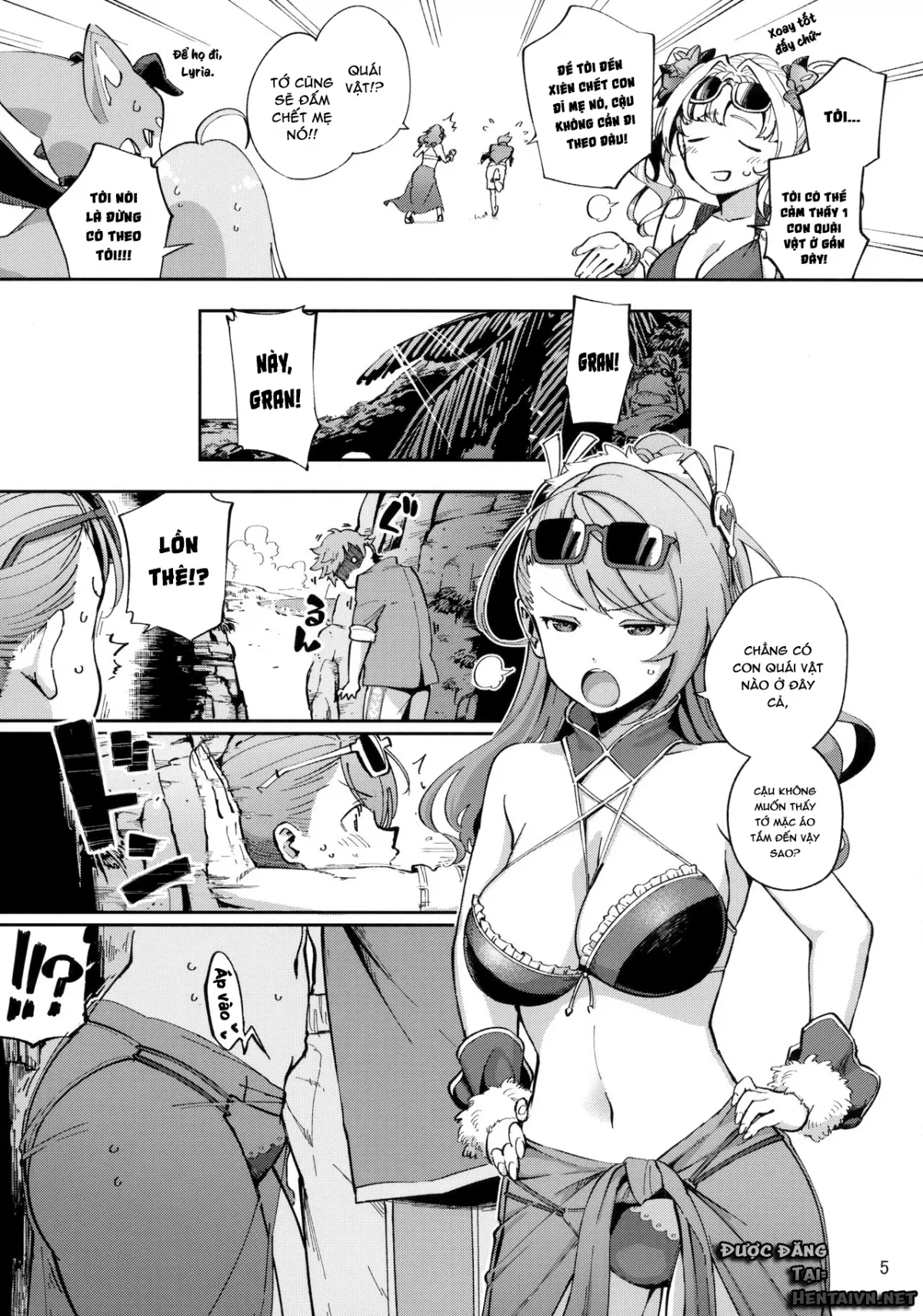 HentaiVN.net - Ảnh 6 - When Bea Puts On Her Swimsuit [Bea ga Mizugi ni Kigaetara] - Chap 1