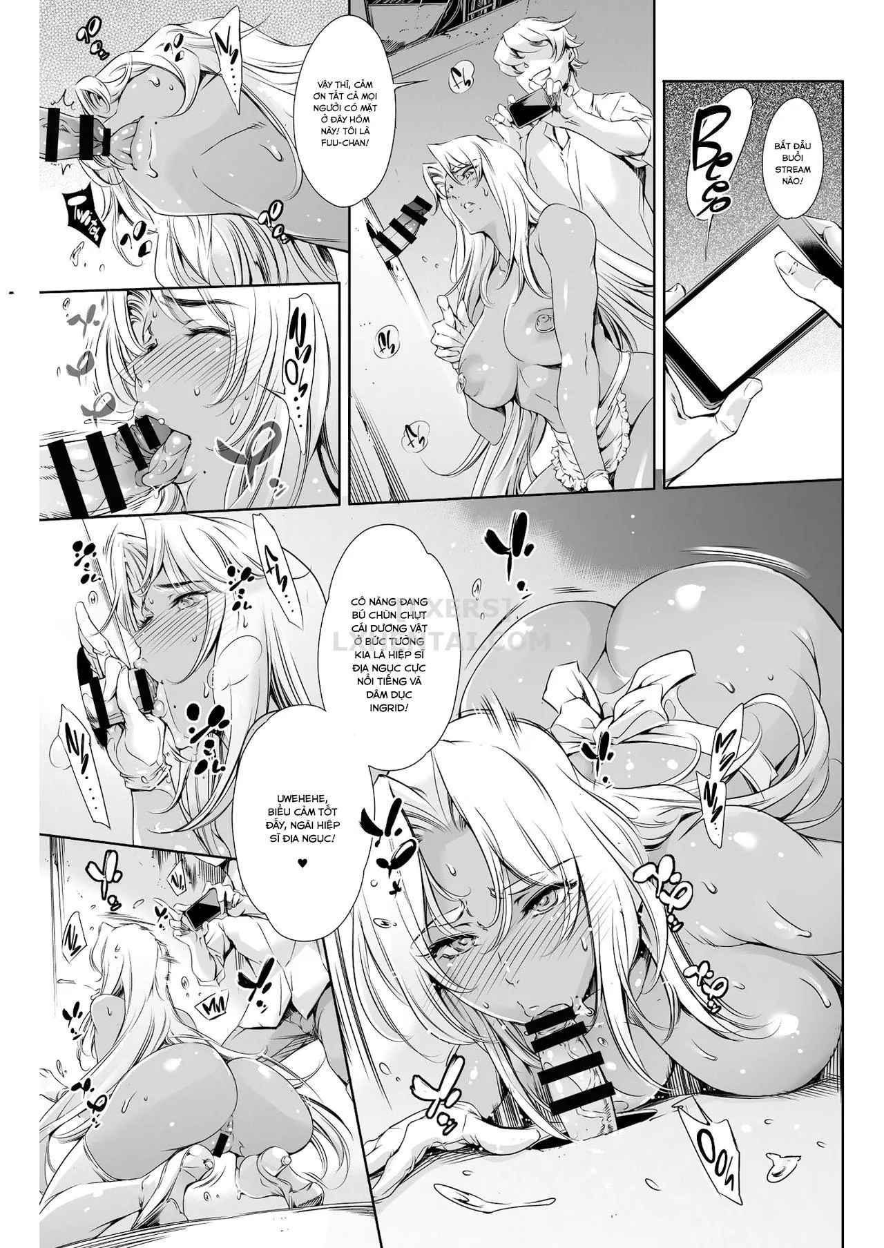 HentaiVN.net - Ảnh 13 - THE LUCKY HOLE Makai Kishi-sama wa Bokura no Onaho - Chap 1