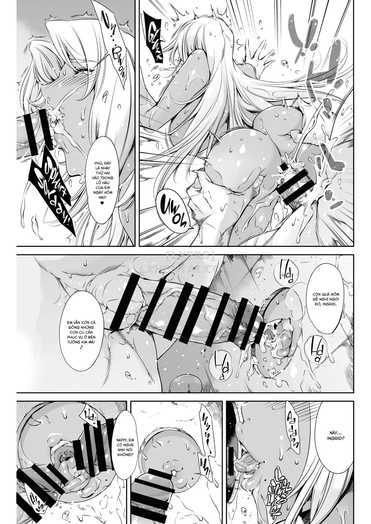 HentaiVN.net - Ảnh 19 - THE LUCKY HOLE Makai Kishi-sama wa Bokura no Onaho - Chap 1