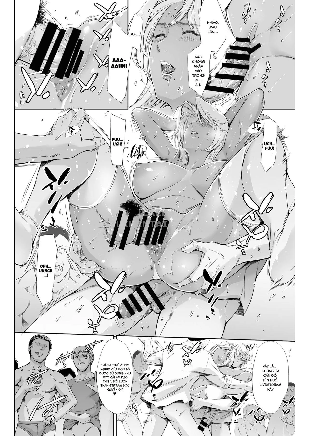 HentaiVN.net - Ảnh 22 - THE LUCKY HOLE Makai Kishi-sama wa Bokura no Onaho - Chap 1