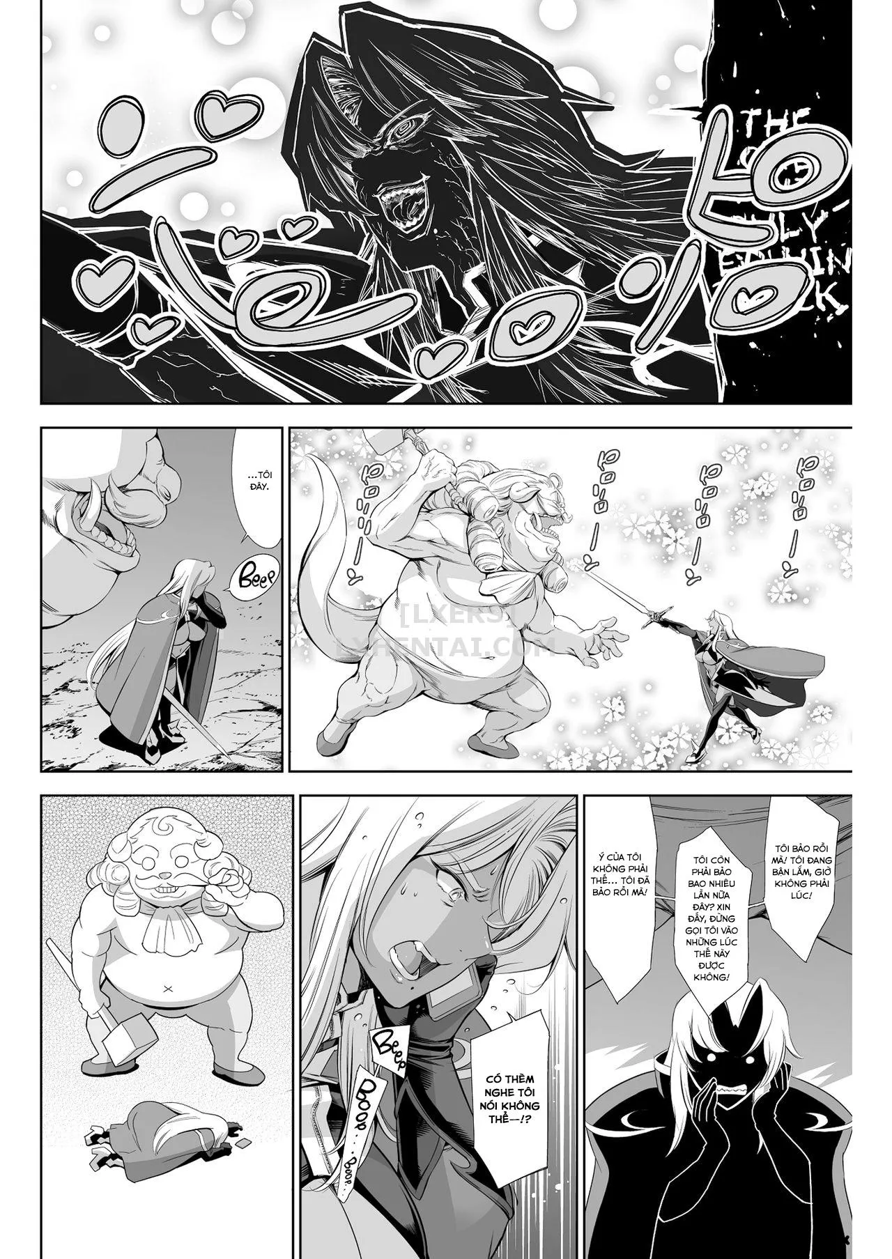 HentaiVN.net - Ảnh 30 - THE LUCKY HOLE Makai Kishi-sama wa Bokura no Onaho - Chap 1