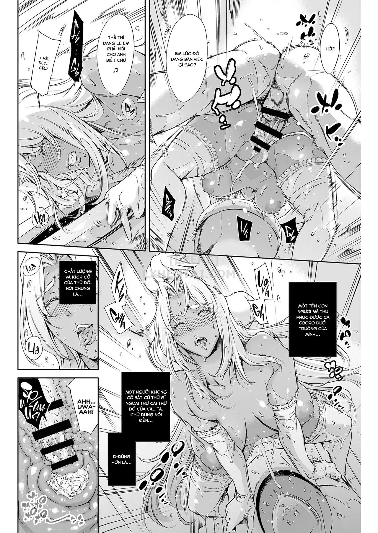 HentaiVN.net - Ảnh 6 - THE LUCKY HOLE Makai Kishi-sama wa Bokura no Onaho - Chap 1
