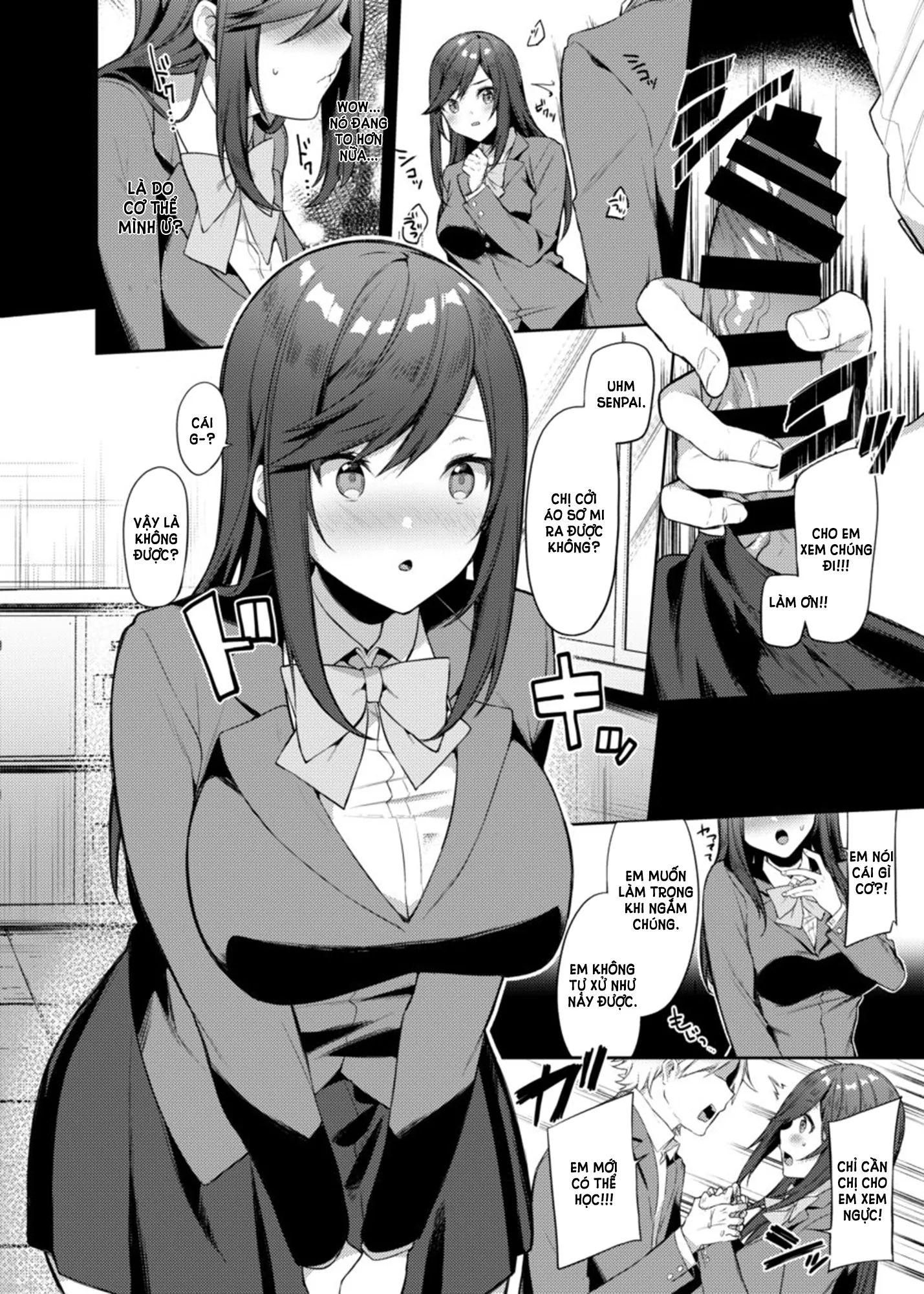 HentaiVN.net - Ảnh 6 - Senpai! Motto Ore Ni Gohoubi Kudasai! - Chap 1