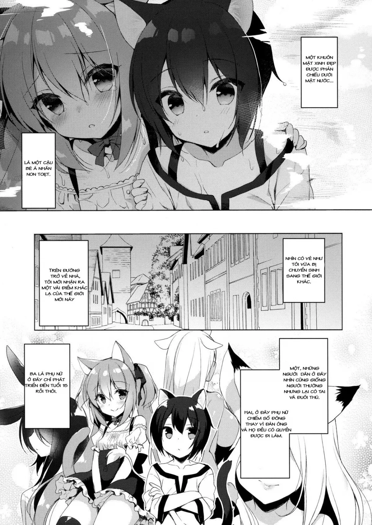 HentaiVN.net - Ảnh 6 - Cuộc sống lí tưởng của tôi tại một thế giới khác [Boku no Risou no Isekai Seikatsu ; ボクの理想の異世界生活] - Chap 1