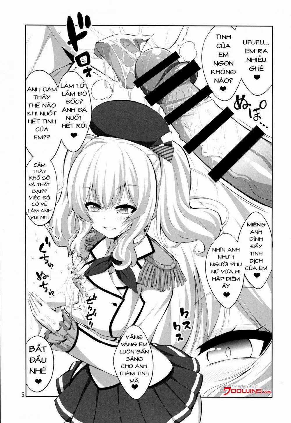 HentaiVN.net - Ảnh 4 - Teitoku-san Futanari Kashima ni Okasaretemimasu? (Kantai Collection -KanColle-) - Chap 1