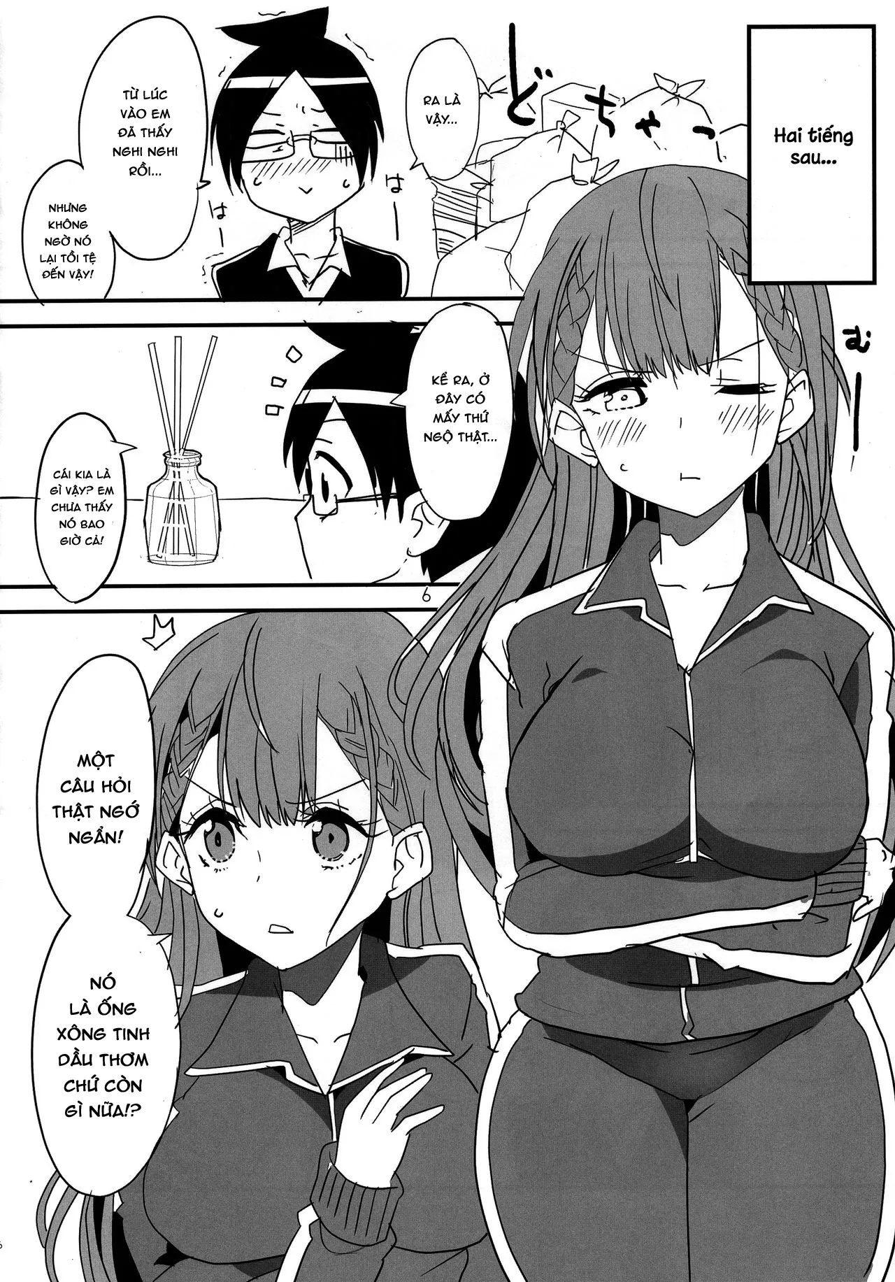 HentaiVN.net - Ảnh 3 - Bokutachi wa Yoru no Benkyou ga Dekinai [Chúng ta không thể học vào buổi tối; We can't study in the evening] - Chap 1