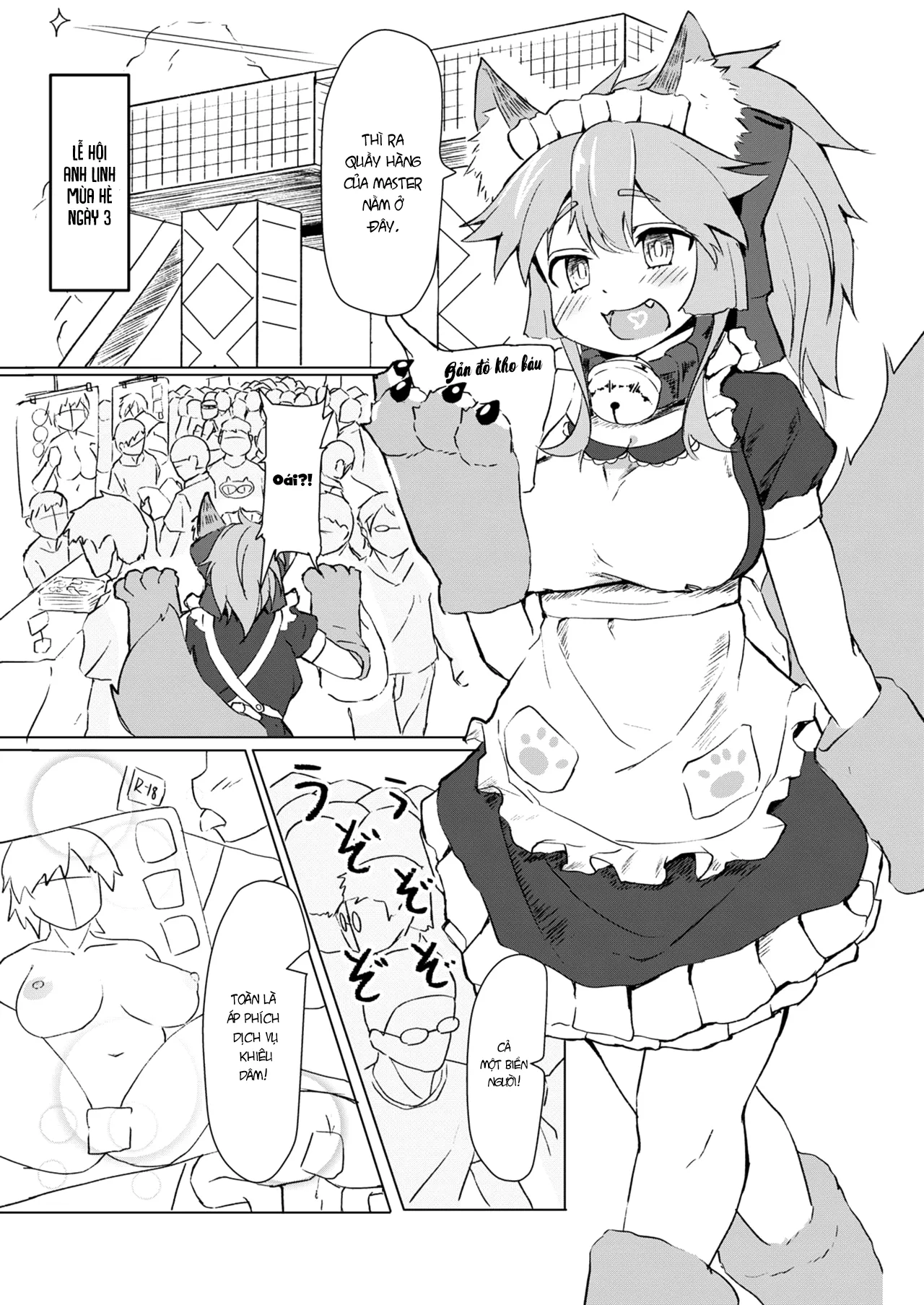 HentaiVN.net - Ảnh 5 - Nàng mèo động dục [Hatsujou Cat ni Geki Shiborare, I wanna be drained by a cat in heat!] - Chap 1