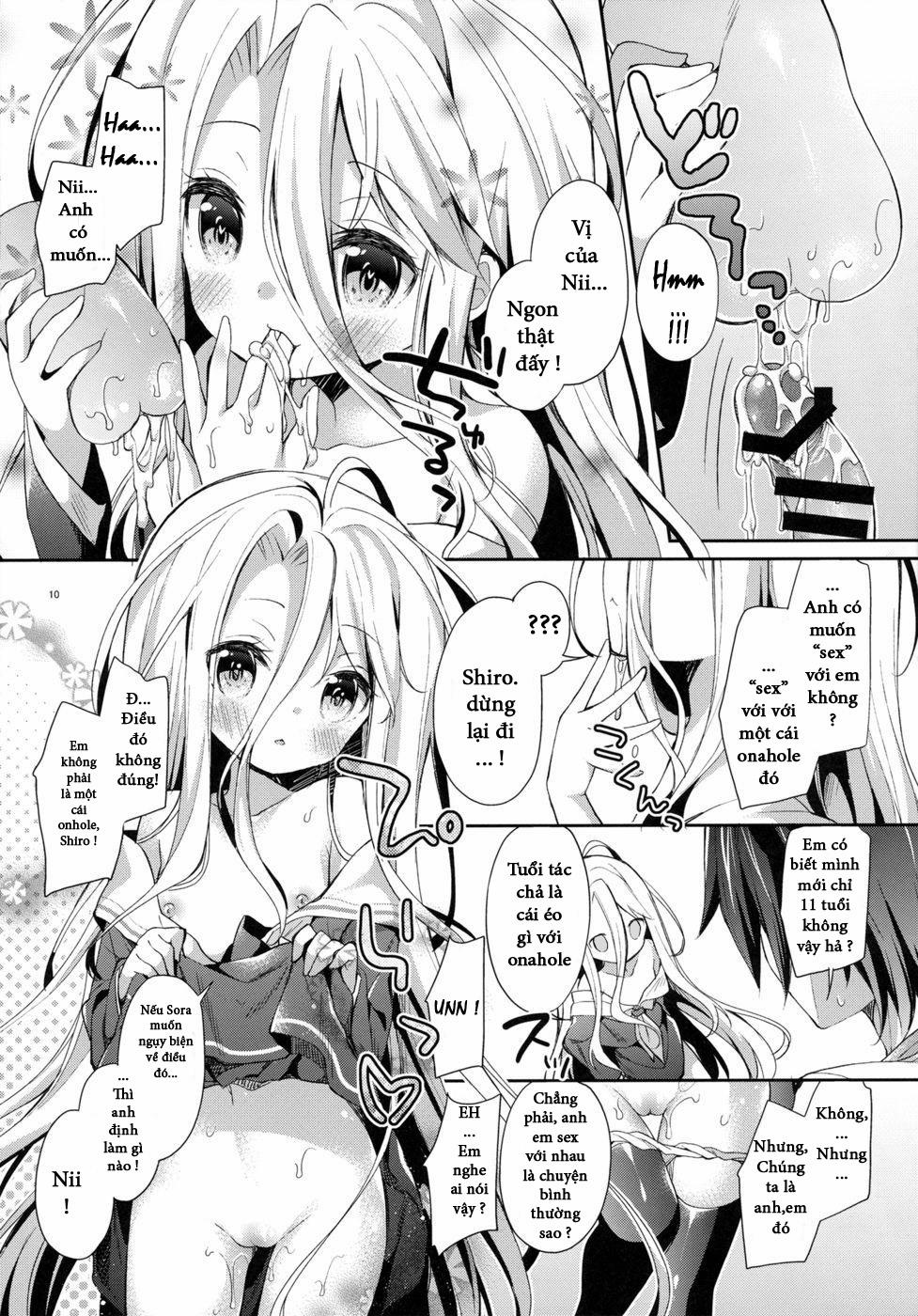 HentaiVN.net - Ảnh 9 - "Shiro... Kyou Kara Kodomo Onaho Ni, Naru" (No Game No Life) [em gái tôi muốn làm] - Chap 1