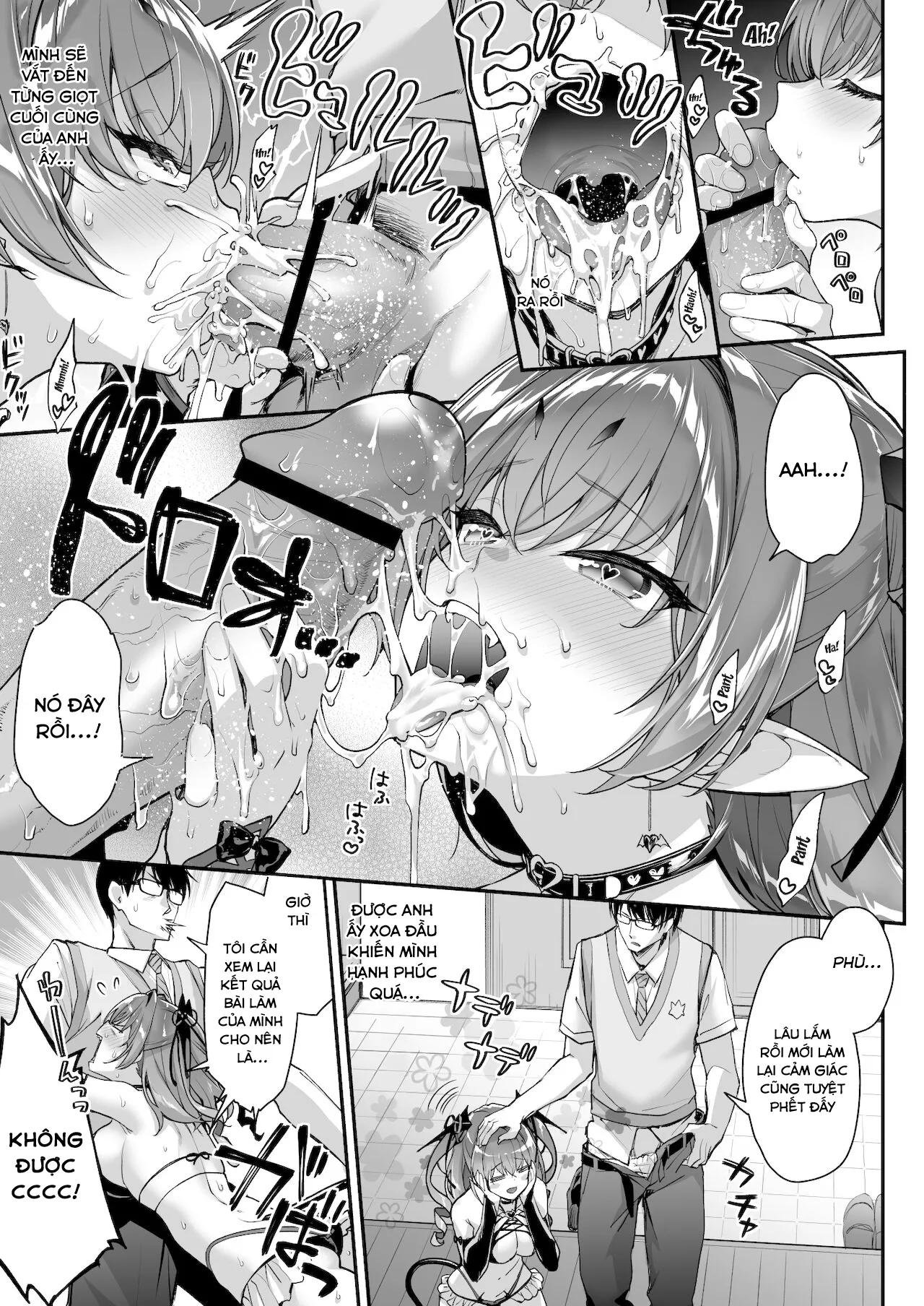 HentaiVN.net - Ảnh 23 - Cô nàng Succubus thèm muốn tinh dịch này! [Zako Succubus-chan wa Semen ga Hoshii no!; This Small Fry Succubus-chan Wants Your Sperm!] - Chap 1