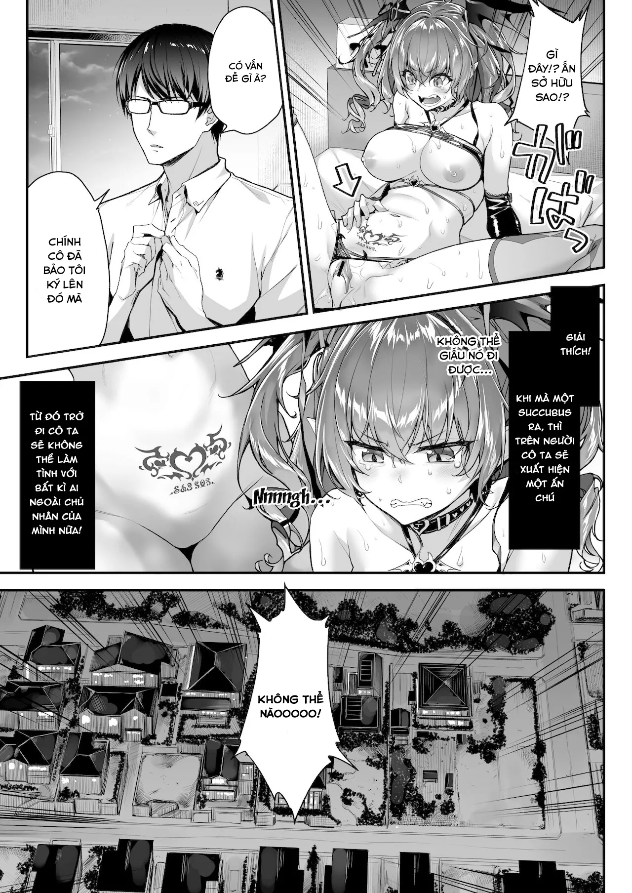 HentaiVN.net - Ảnh 7 - Cô nàng Succubus thèm muốn tinh dịch này! [Zako Succubus-chan wa Semen ga Hoshii no!; This Small Fry Succubus-chan Wants Your Sperm!] - Chap 1