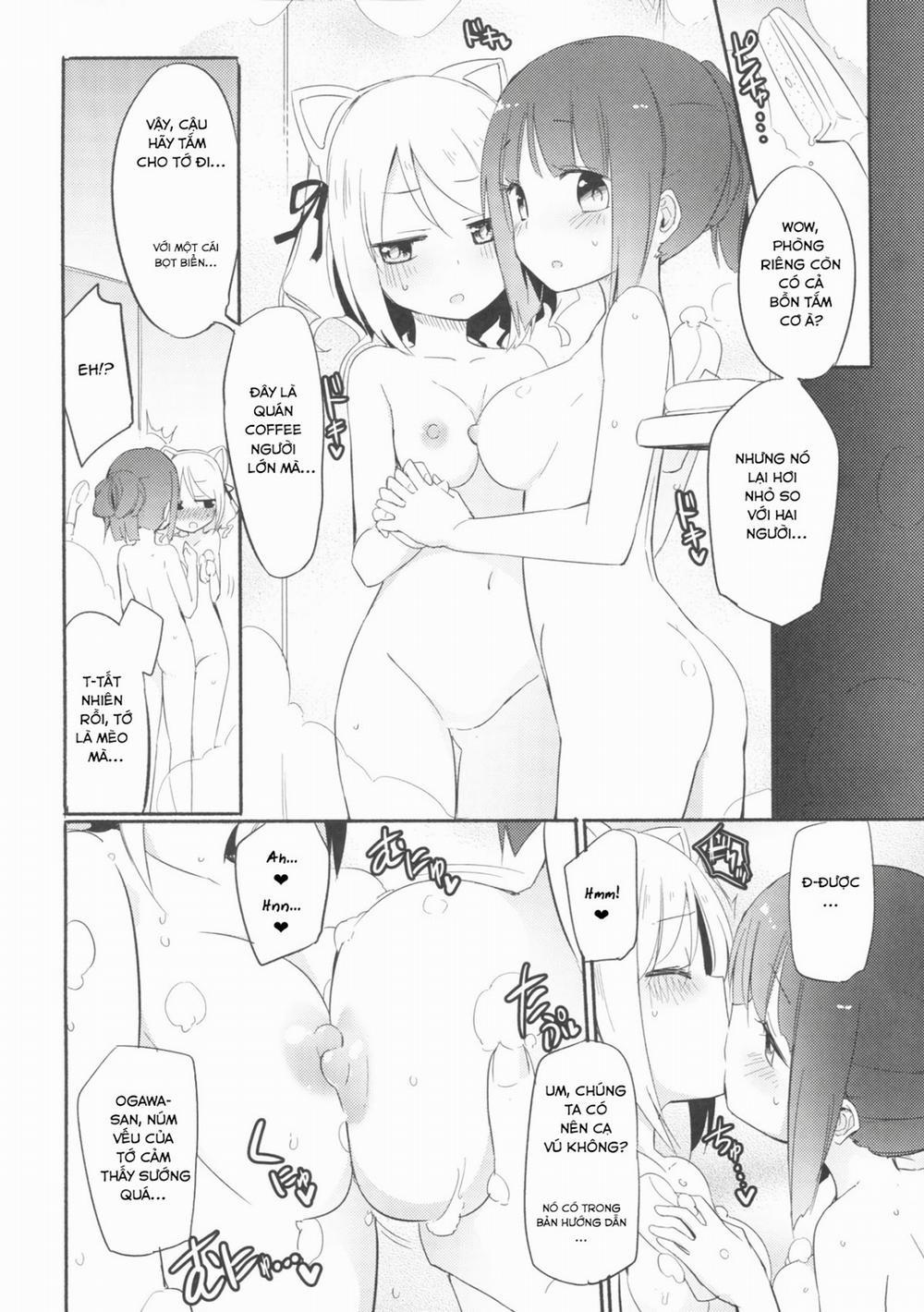 HentaiVN.net - Ảnh 6 - Neko Cafe Yuri Goudou [Quán cafe mèo] - Chap 1