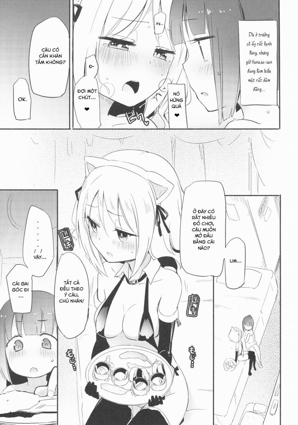 HentaiVN.net - Ảnh 9 - Neko Cafe Yuri Goudou [Quán cafe mèo] - Chap 1