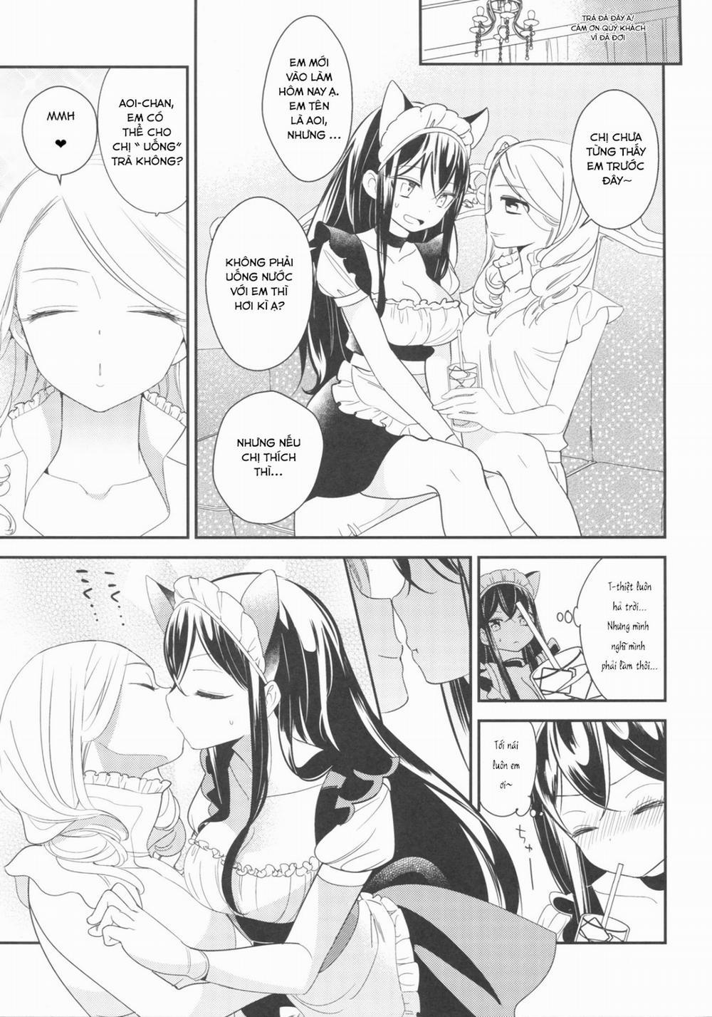 HentaiVN.net - Ảnh 4 - Neko Cafe Yuri Goudou [Quán cafe mèo] - Chap 2