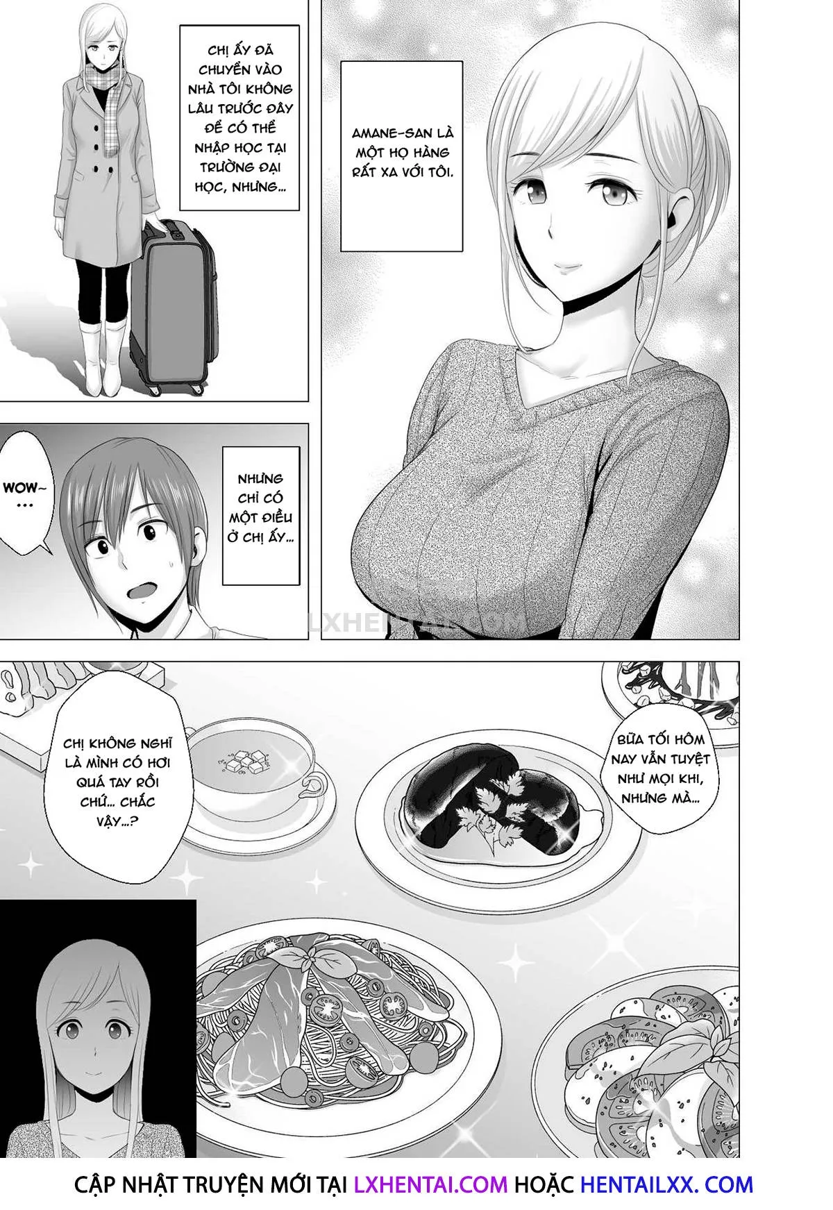 HentaiVN.net - Ảnh 5 - The New Older Sister [Atarasii Onee-San] - Chap 1