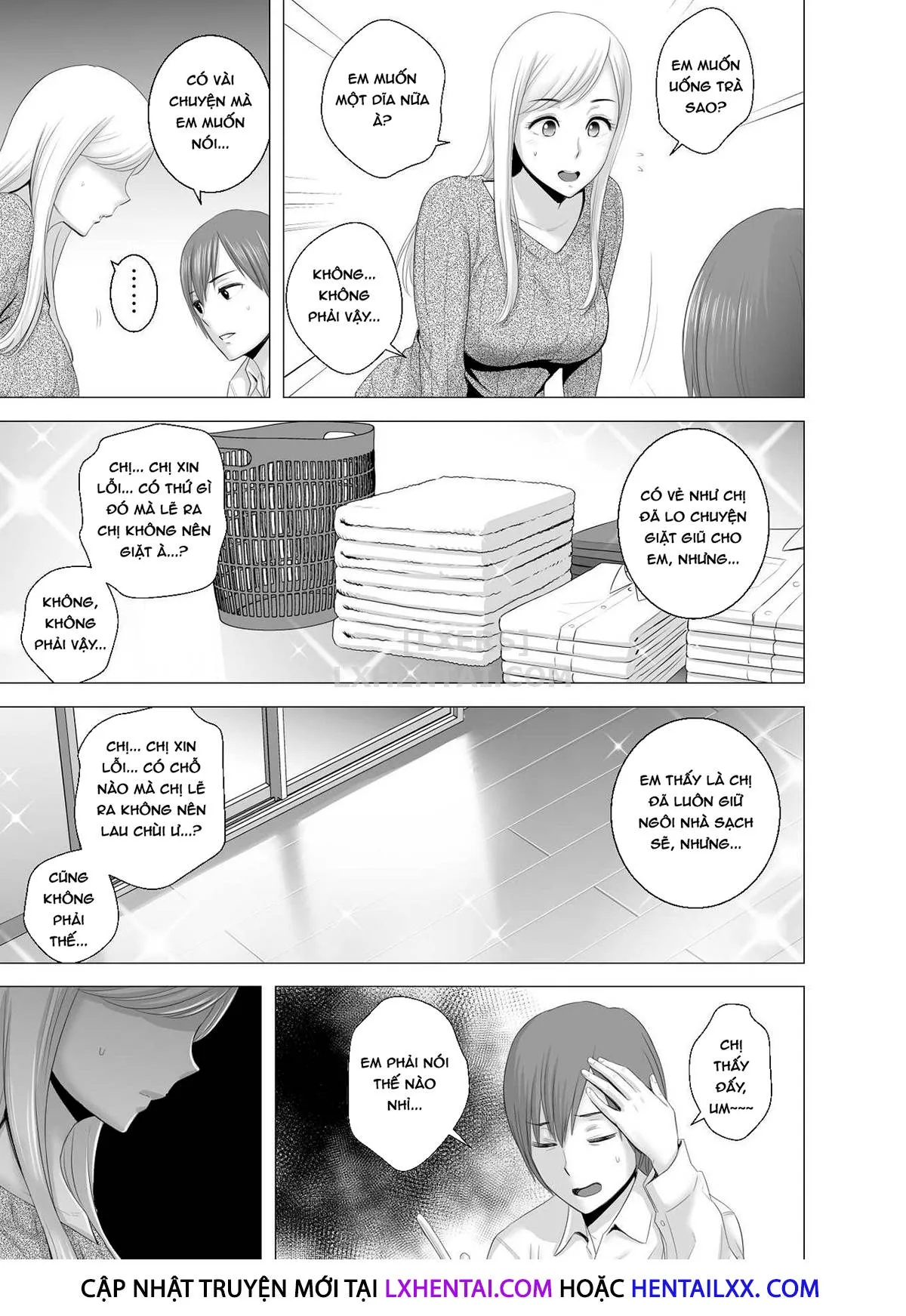 HentaiVN.net - Ảnh 7 - The New Older Sister [Atarasii Onee-San] - Chap 1