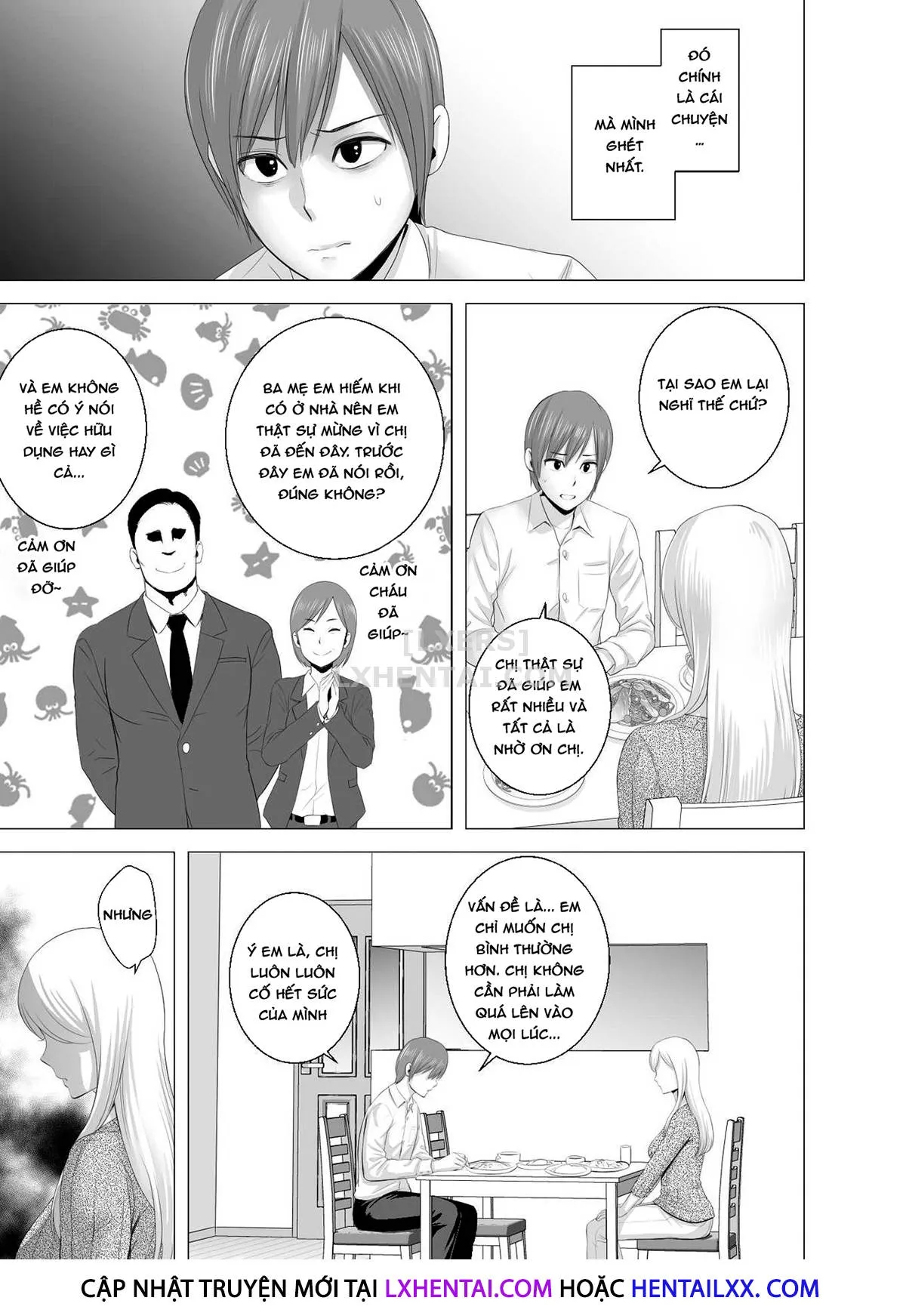 HentaiVN.net - Ảnh 9 - The New Older Sister [Atarasii Onee-San] - Chap 1