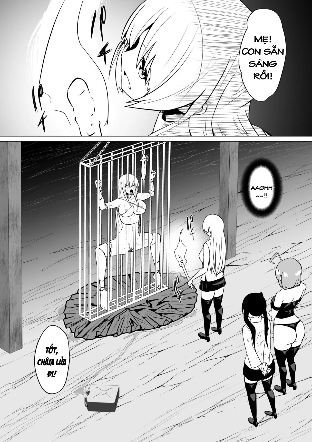 HentaiVN.net - Ảnh 15 - Eternal Punishment For A Cowardly Swordswoman [Hikyou na Kenshi ni wa Eien no Oshioki O; Decensored] - Chap 1