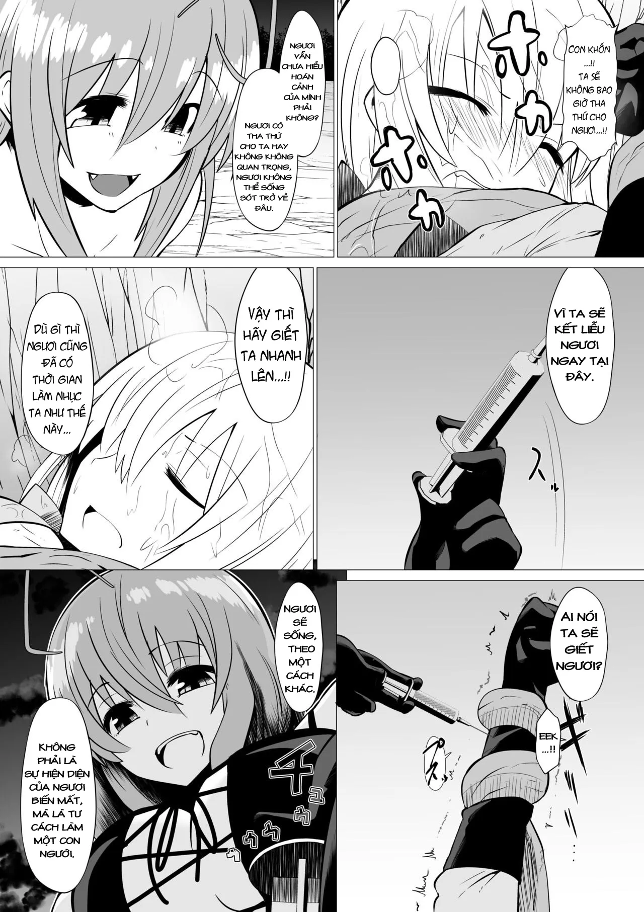 HentaiVN.net - Ảnh 7 - Eternal Punishment For A Cowardly Swordswoman [Hikyou na Kenshi ni wa Eien no Oshioki O; Decensored] - Chap 1